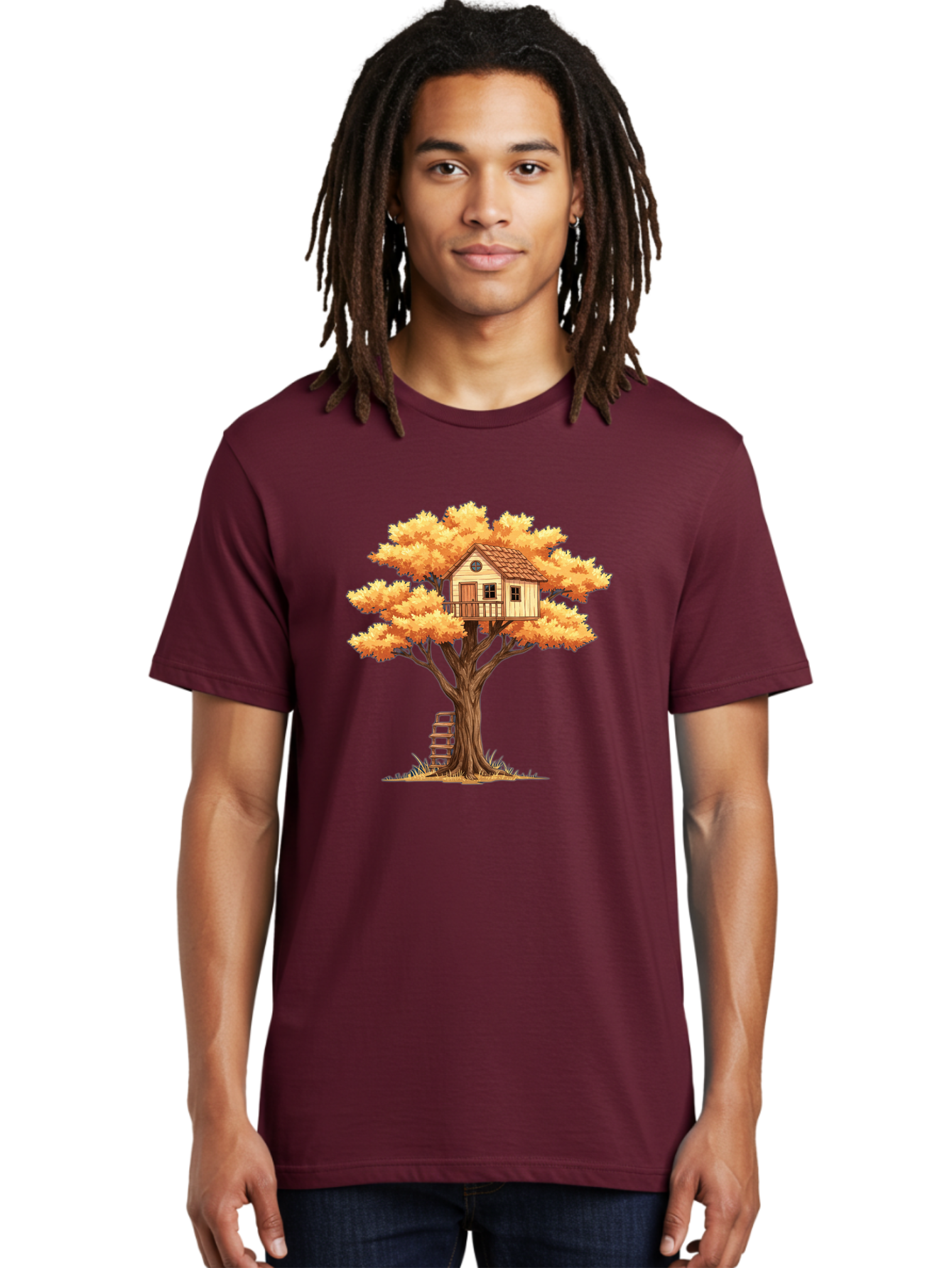 Treehouse-1 Men'S Graphic Tee, 100% Cotton, Comfortable Casual Summer Wear, Machine Washable, Vintage Camera, Old Camera, Antique Camera, Black Camera, Classic Photography, Photography Equipment, Nostalgic Device, Film Camera, Camera Art Bal511 17