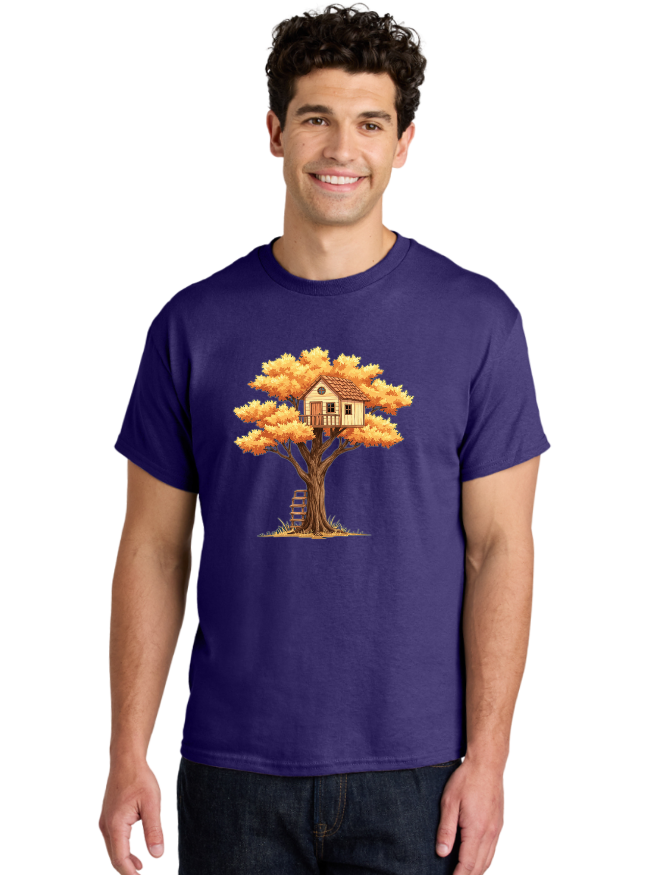 Treehouse-1 Men'S Graphic Tee, 100% Cotton, Comfortable Casual Summer Wear, Machine Washable, Vintage Camera, Old Camera, Antique Camera, Black Camera, Classic Photography, Photography Equipment, Nostalgic Device, Film Camera, Camera Art Bal511 19