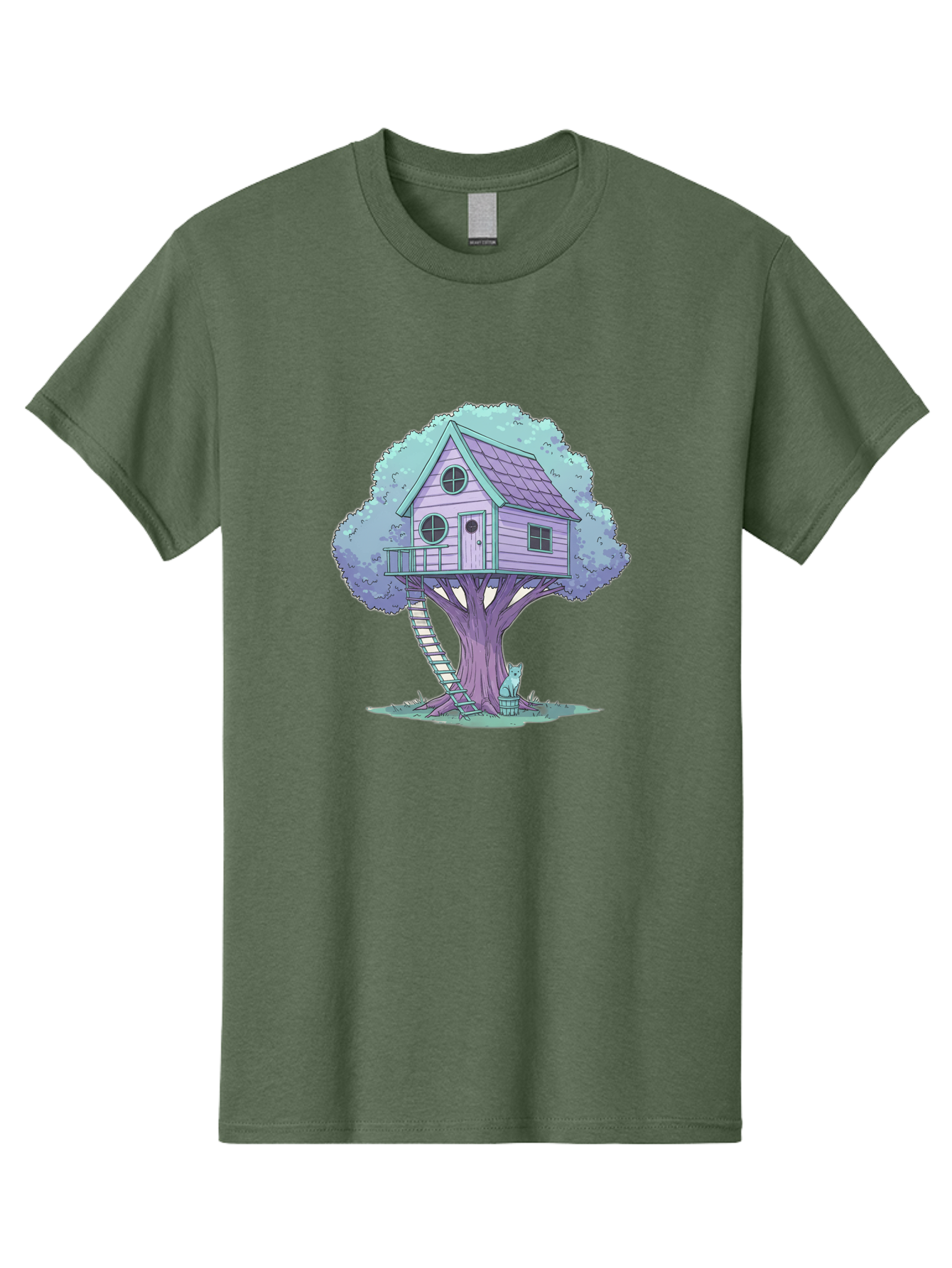 Treehouse-2 Men'S Graphic Tee, 100% Cotton, Comfortable Casual Summer Wear, Machine Washable, Vintage Camera, Old Camera, Antique Camera, Black Camera, Classic Photography, Photography Equipment, Nostalgic Device, Film Camera, Camera Art Bal512