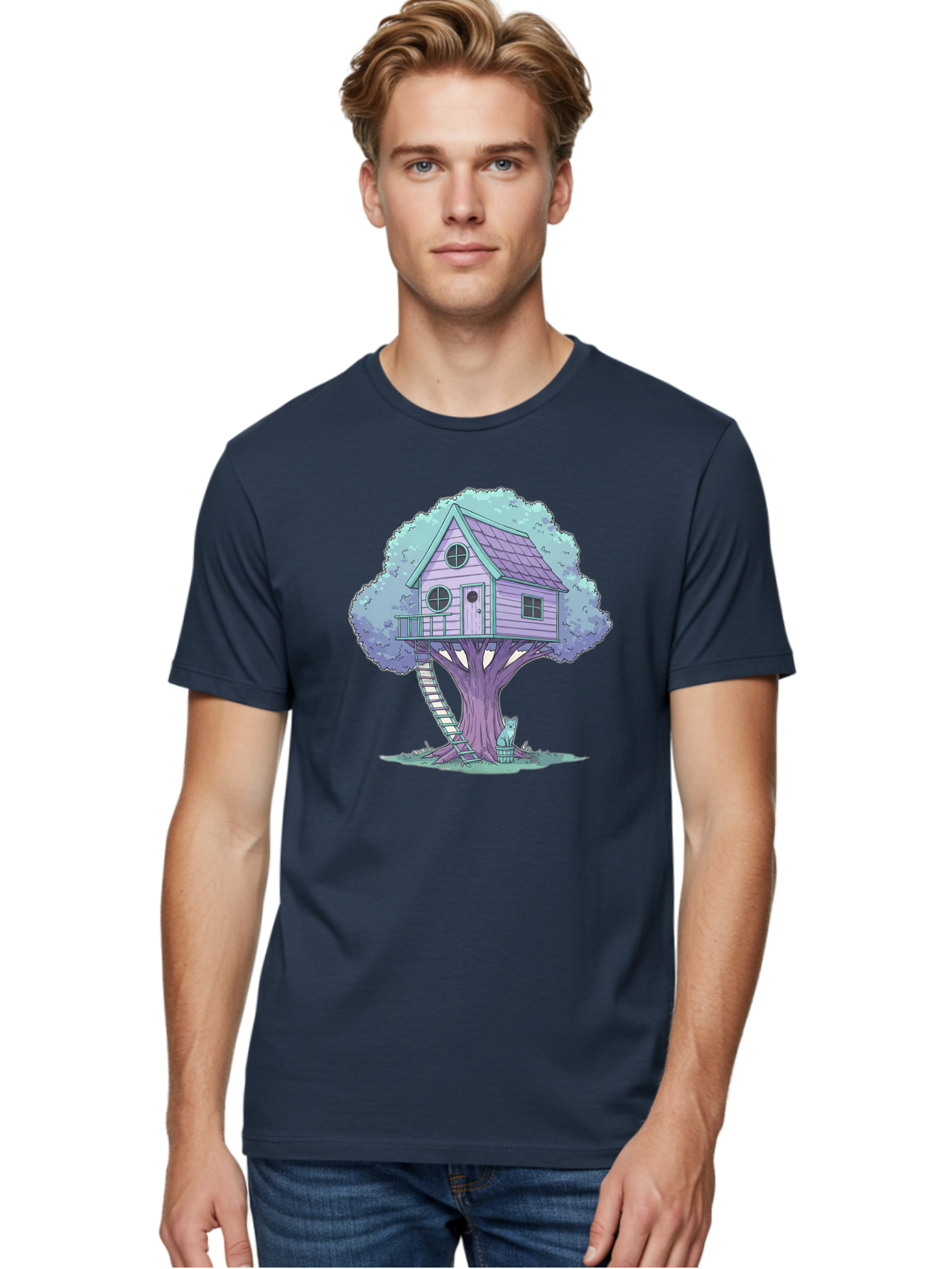 Treehouse-2 Men'S Graphic Tee, 100% Cotton, Comfortable Casual Summer Wear, Machine Washable, Vintage Camera, Old Camera, Antique Camera, Black Camera, Classic Photography, Photography Equipment, Nostalgic Device, Film Camera, Camera Art Bal512 18