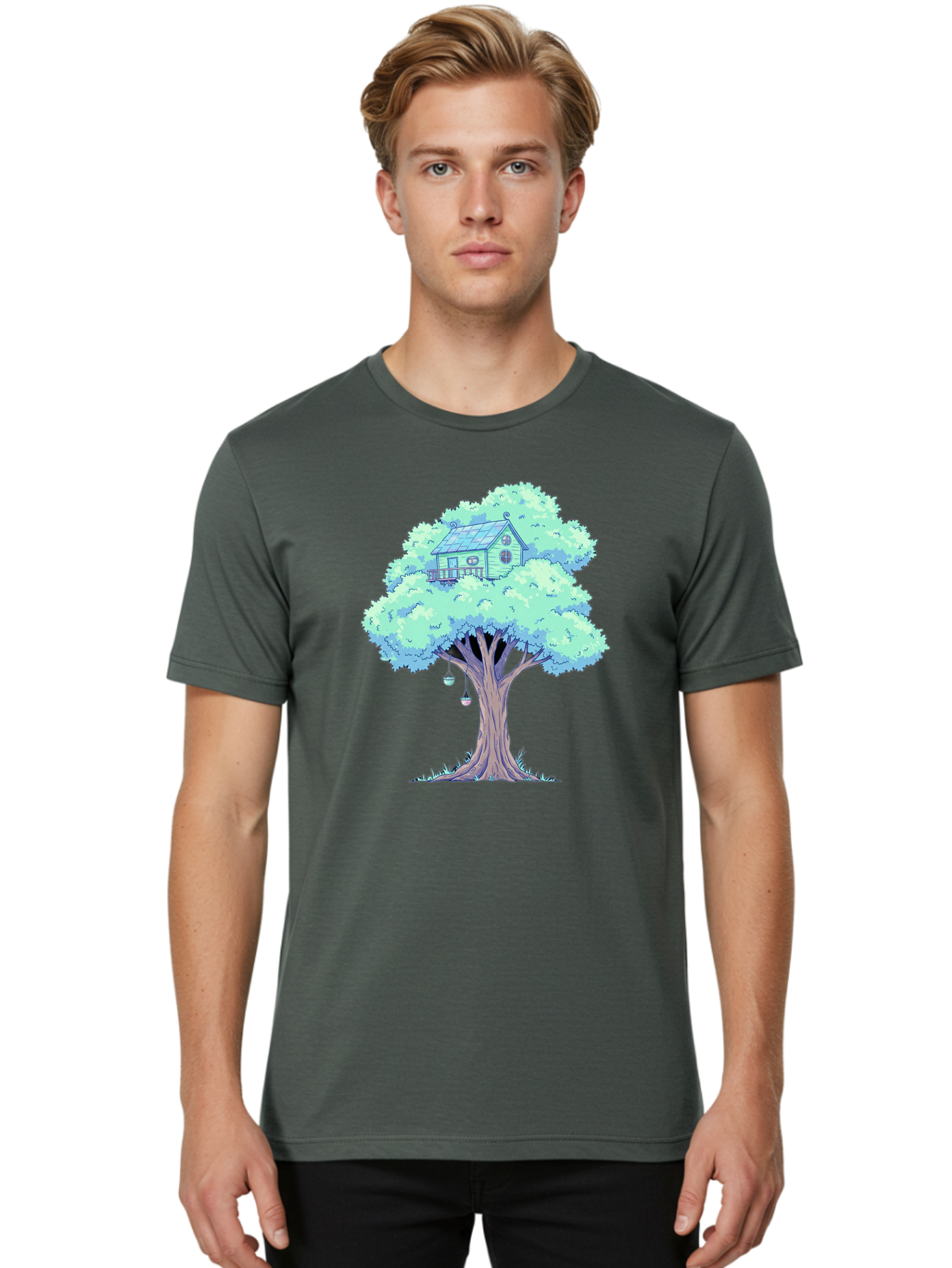 Treehouse Men'S Graphic Tee, 100% Cotton, Comfortable Casual Summer Wear, Machine Washable, Vintage Camera, Old Camera, Antique Camera, Black Camera, Classic Photography, Photography Equipment, Nostalgic Device, Film Camera, Camera Art Bal513 21