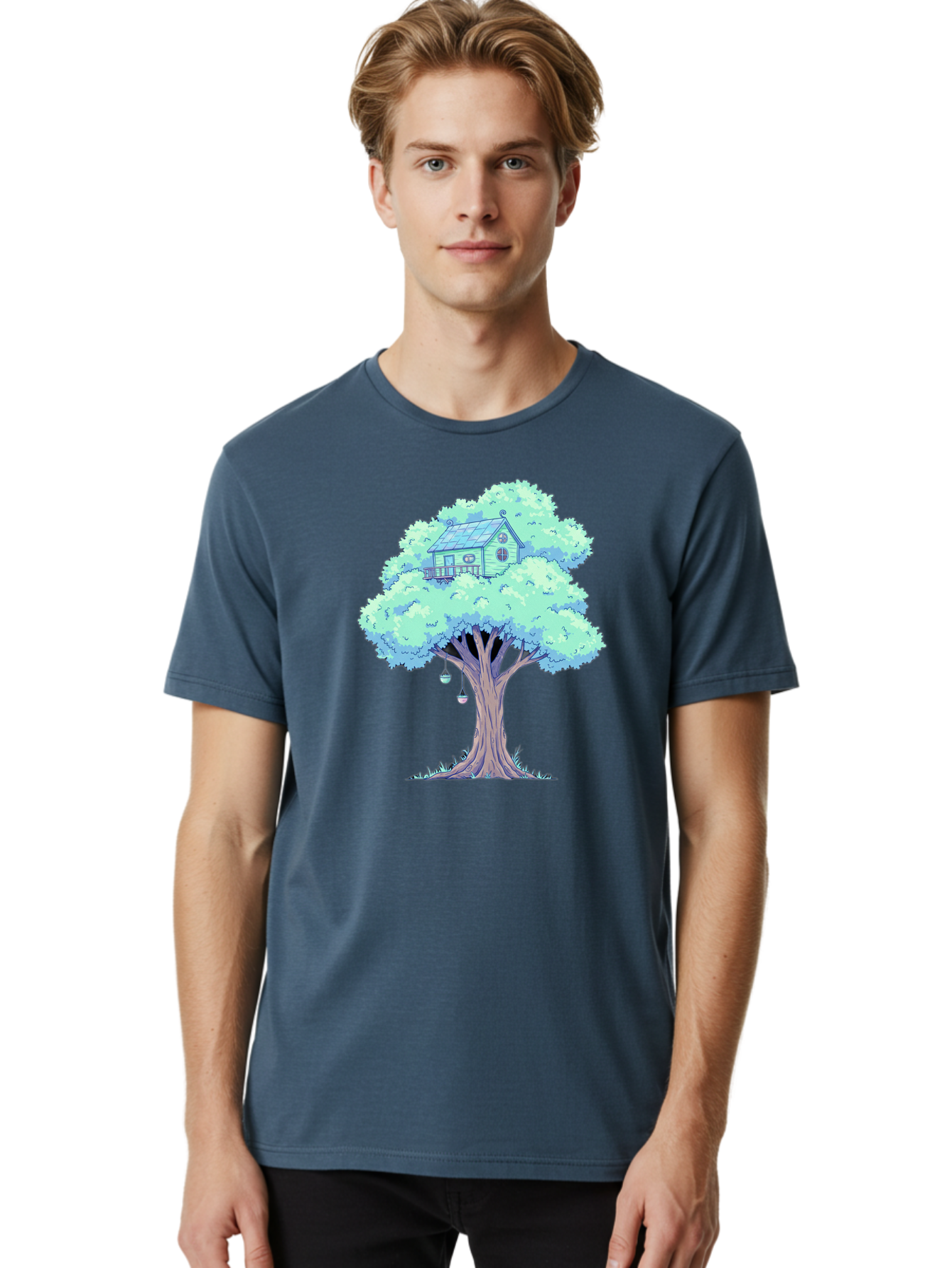 Treehouse Men'S Graphic Tee, 100% Cotton, Comfortable Casual Summer Wear, Machine Washable, Vintage Camera, Old Camera, Antique Camera, Black Camera, Classic Photography, Photography Equipment, Nostalgic Device, Film Camera, Camera Art Bal513 17