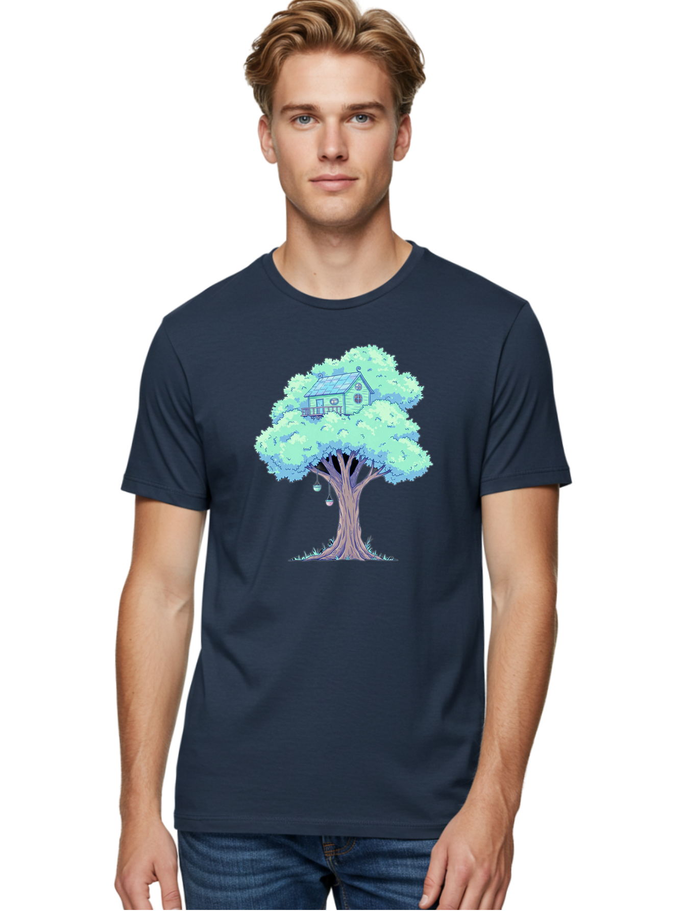 Treehouse Men'S Graphic Tee, 100% Cotton, Comfortable Casual Summer Wear, Machine Washable, Vintage Camera, Old Camera, Antique Camera, Black Camera, Classic Photography, Photography Equipment, Nostalgic Device, Film Camera, Camera Art Bal513 24