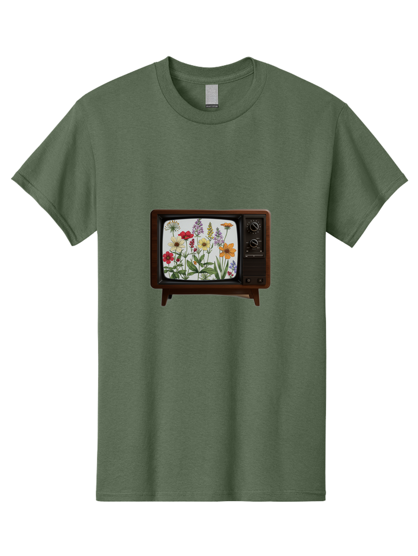 Tv-With-Flowers Men'S Graphic Tee, 100% Cotton, Comfortable Casual Summer Wear, Machine Washable, Vintage Camera, Old Camera, Antique Camera, Black Camera, Classic Photography, Photography Equipment, Nostalgic Device, Film Camera, Camera Art Bal516 14
