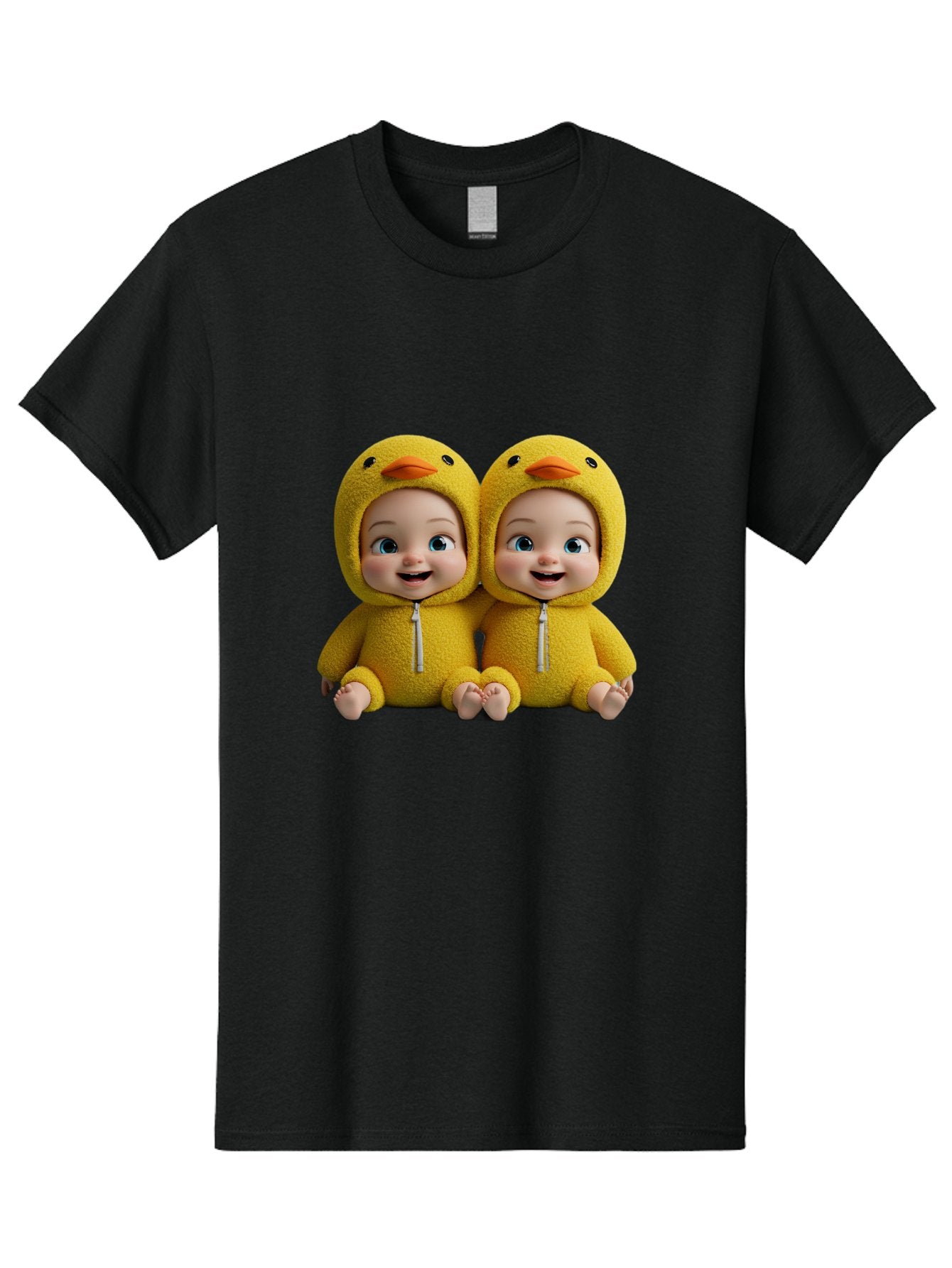 Twin-Babies-In-Duck-Costumes Men'S Graphic Tee, 100% Cotton, Comfortable Casual Summer Wear, Machine Washable, Vintage Camera, Old Camera, Antique Camera, Black Camera, Classic Photography, Photography Equipment, Nostalgic Device, Film Camera, Bal519 3