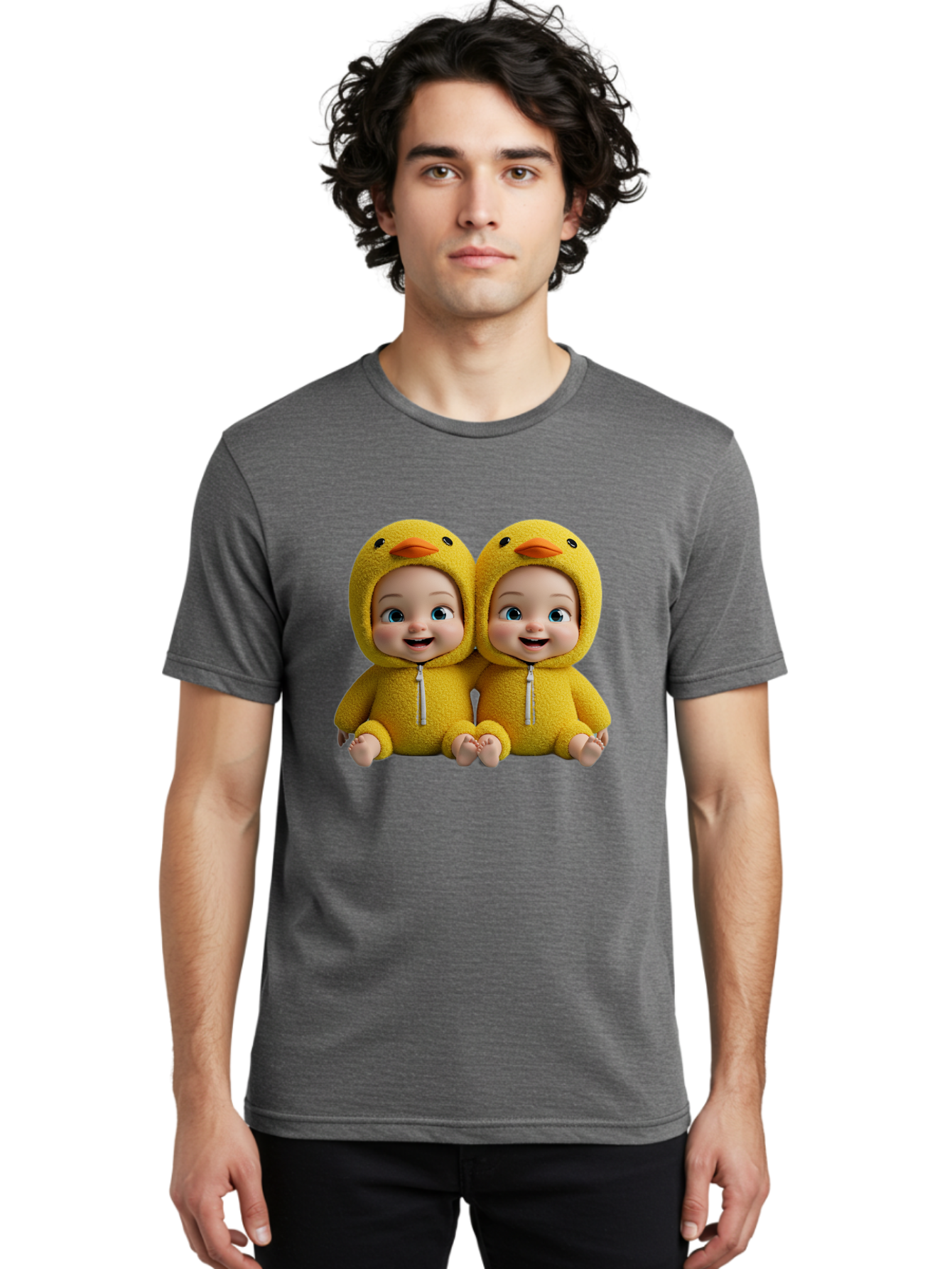 Twin-Babies-In-Duck-Costumes Men'S Graphic Tee, 100% Cotton, Comfortable Casual Summer Wear, Machine Washable, Vintage Camera, Old Camera, Antique Camera, Black Camera, Classic Photography, Photography Equipment, Nostalgic Device, Film Camera, Bal519 25