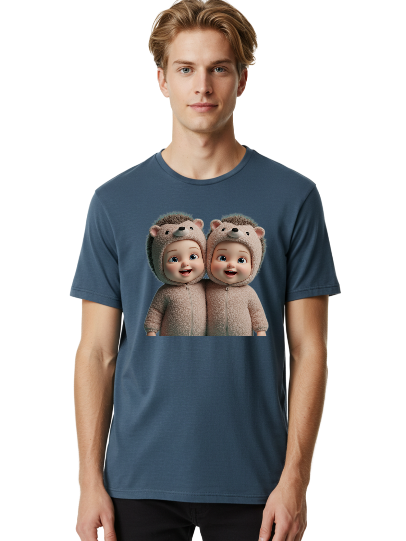 Twin-Babies-In-Hedgehog-Costumes Men'S Graphic Tee, 100% Cotton, Comfortable Casual Summer Wear, Machine Washable, Vintage Camera, Old Camera, Antique Camera, Black Camera, Classic Photography, Photography Equipment, Nostalgic Device, Bal520 28