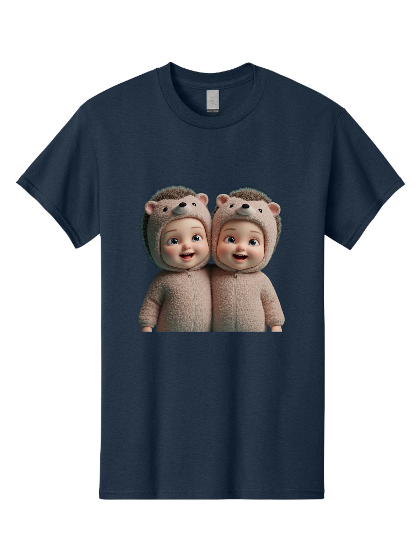 Twin-Babies-In-Hedgehog-Costumes Men'S Graphic Tee, 100% Cotton, Comfortable Casual Summer Wear, Machine Washable, Vintage Camera, Old Camera, Antique Camera, Black Camera, Classic Photography, Photography Equipment, Nostalgic Device, Bal520 3