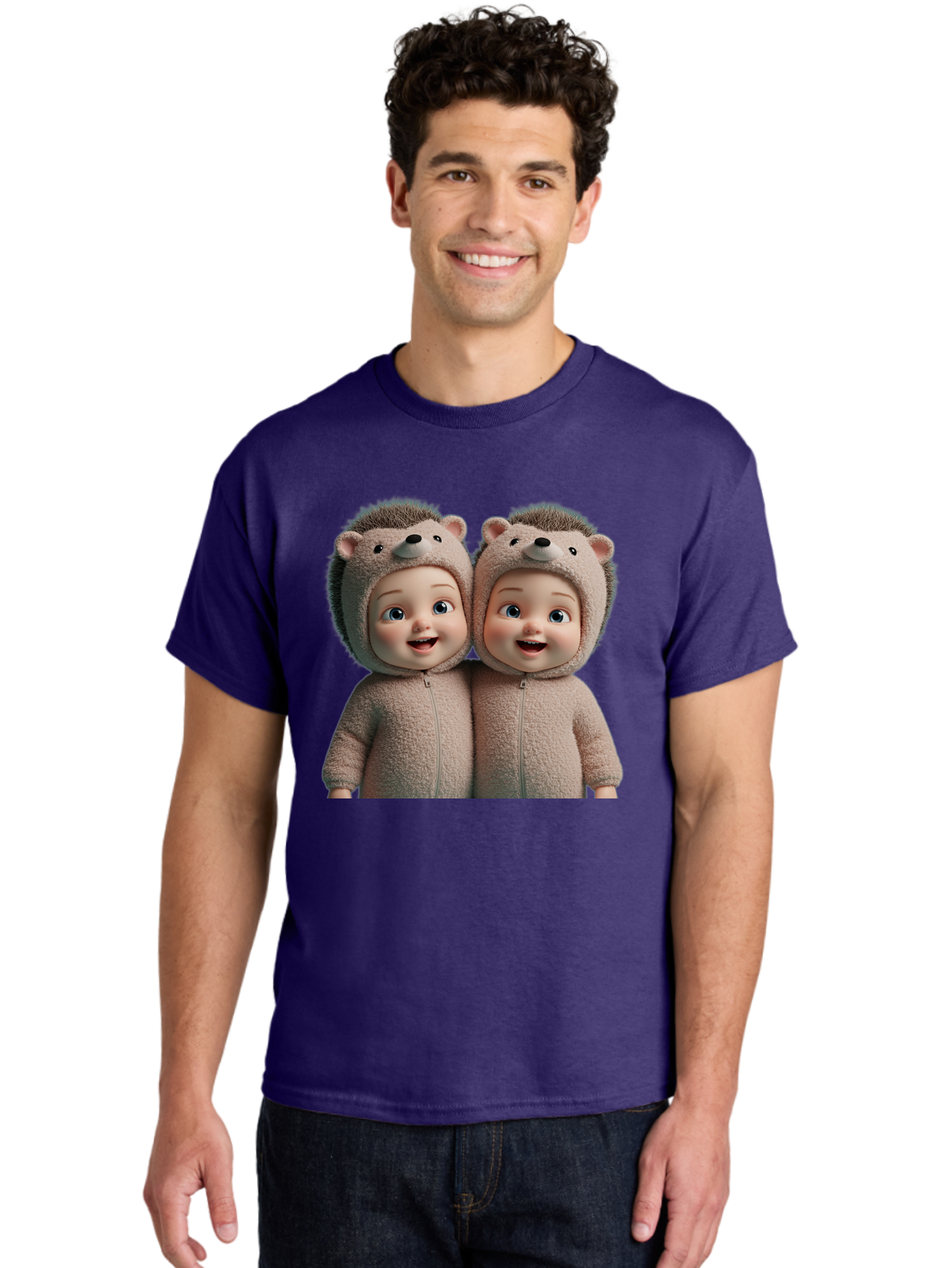Twin-Babies-In-Hedgehog-Costumes Men'S Graphic Tee, 100% Cotton, Comfortable Casual Summer Wear, Machine Washable, Vintage Camera, Old Camera, Antique Camera, Black Camera, Classic Photography, Photography Equipment, Nostalgic Device, Bal520 25