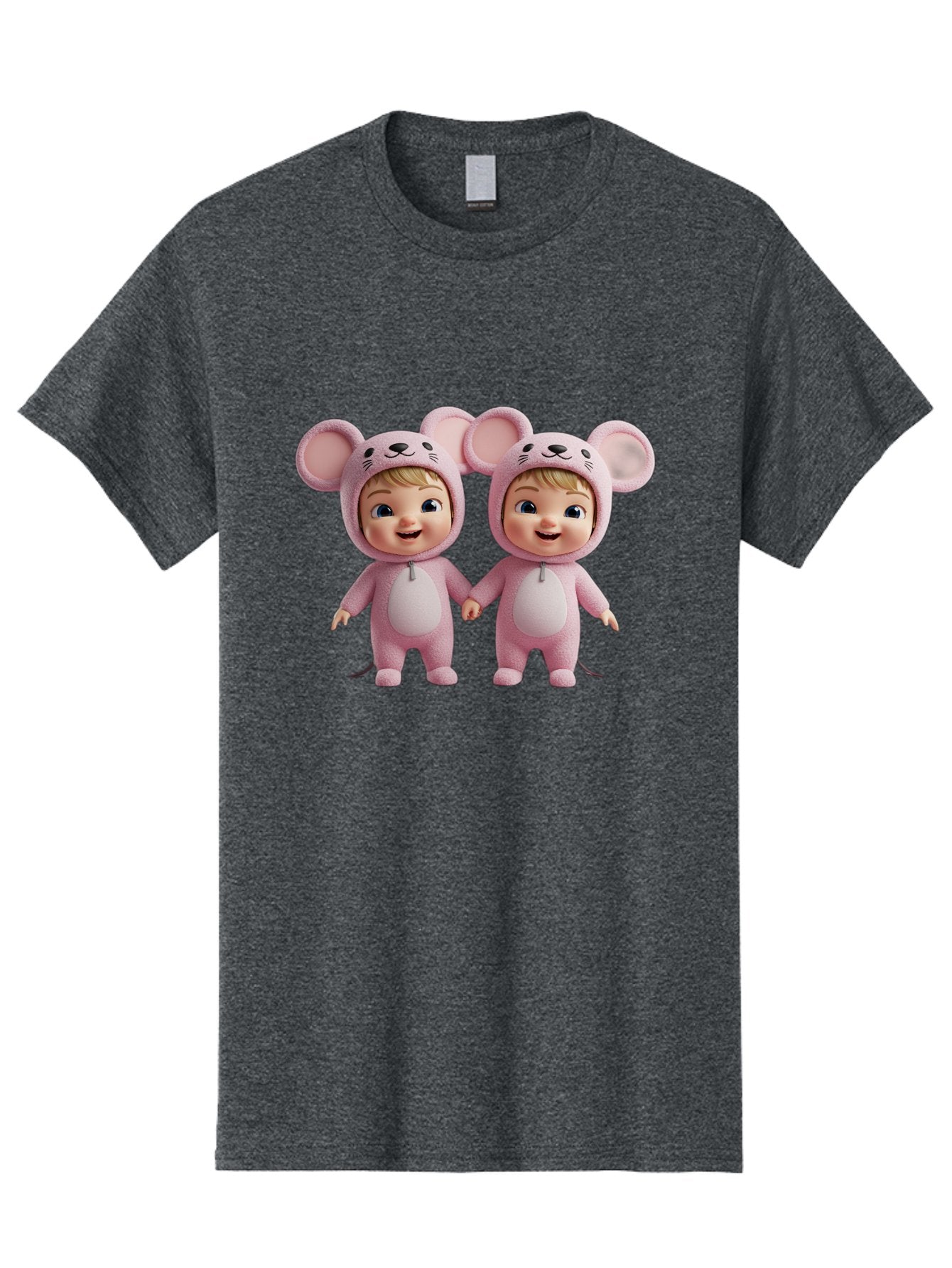 Twin-Babies-In-Pink-Mouse-Costumes Men'S Graphic Tee, 100% Cotton, Comfortable Casual Summer Wear, Machine Washable, Vintage Camera, Old Camera, Antique Camera, Black Camera, Classic Photography, Photography Equipment, Nostalgic Device, Bal521 14