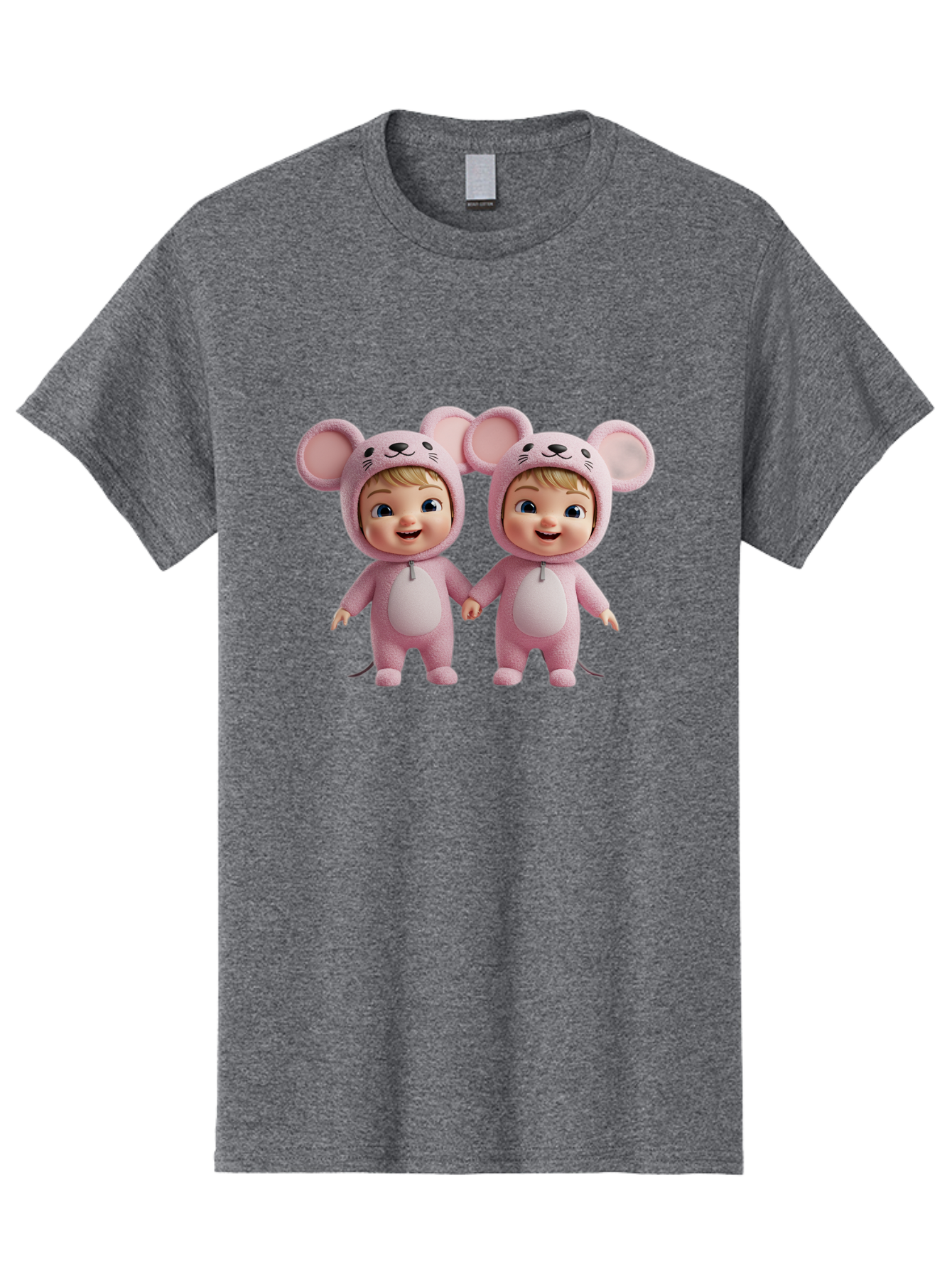 Twin-Babies-In-Pink-Mouse-Costumes Men'S Graphic Tee, 100% Cotton, Comfortable Casual Summer Wear, Machine Washable, Vintage Camera, Old Camera, Antique Camera, Black Camera, Classic Photography, Photography Equipment, Nostalgic Device, Bal521 11