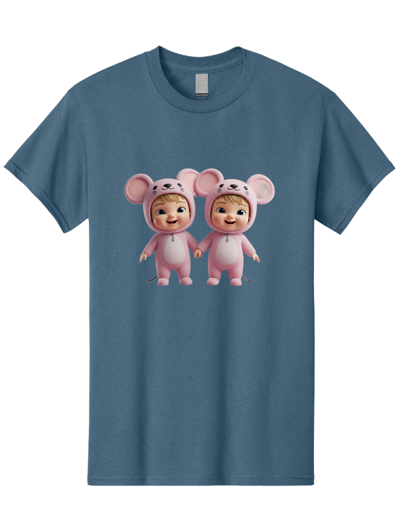 Twin-Babies-In-Pink-Mouse-Costumes Men'S Graphic Tee, 100% Cotton, Comfortable Casual Summer Wear, Machine Washable, Vintage Camera, Old Camera, Antique Camera, Black Camera, Classic Photography, Photography Equipment, Nostalgic Device, Bal521 12