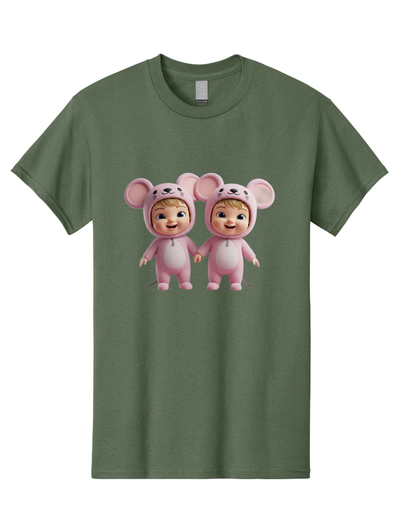 Twin-Babies-In-Pink-Mouse-Costumes Men'S Graphic Tee, 100% Cotton, Comfortable Casual Summer Wear, Machine Washable, Vintage Camera, Old Camera, Antique Camera, Black Camera, Classic Photography, Photography Equipment, Nostalgic Device, Bal521 9