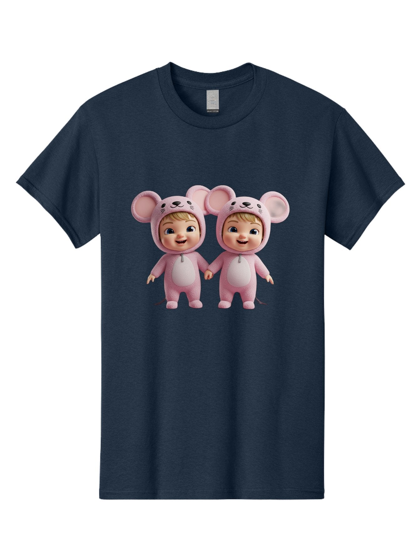 Twin-Babies-In-Pink-Mouse-Costumes Men'S Graphic Tee, 100% Cotton, Comfortable Casual Summer Wear, Machine Washable, Vintage Camera, Old Camera, Antique Camera, Black Camera, Classic Photography, Photography Equipment, Nostalgic Device, Bal521 10