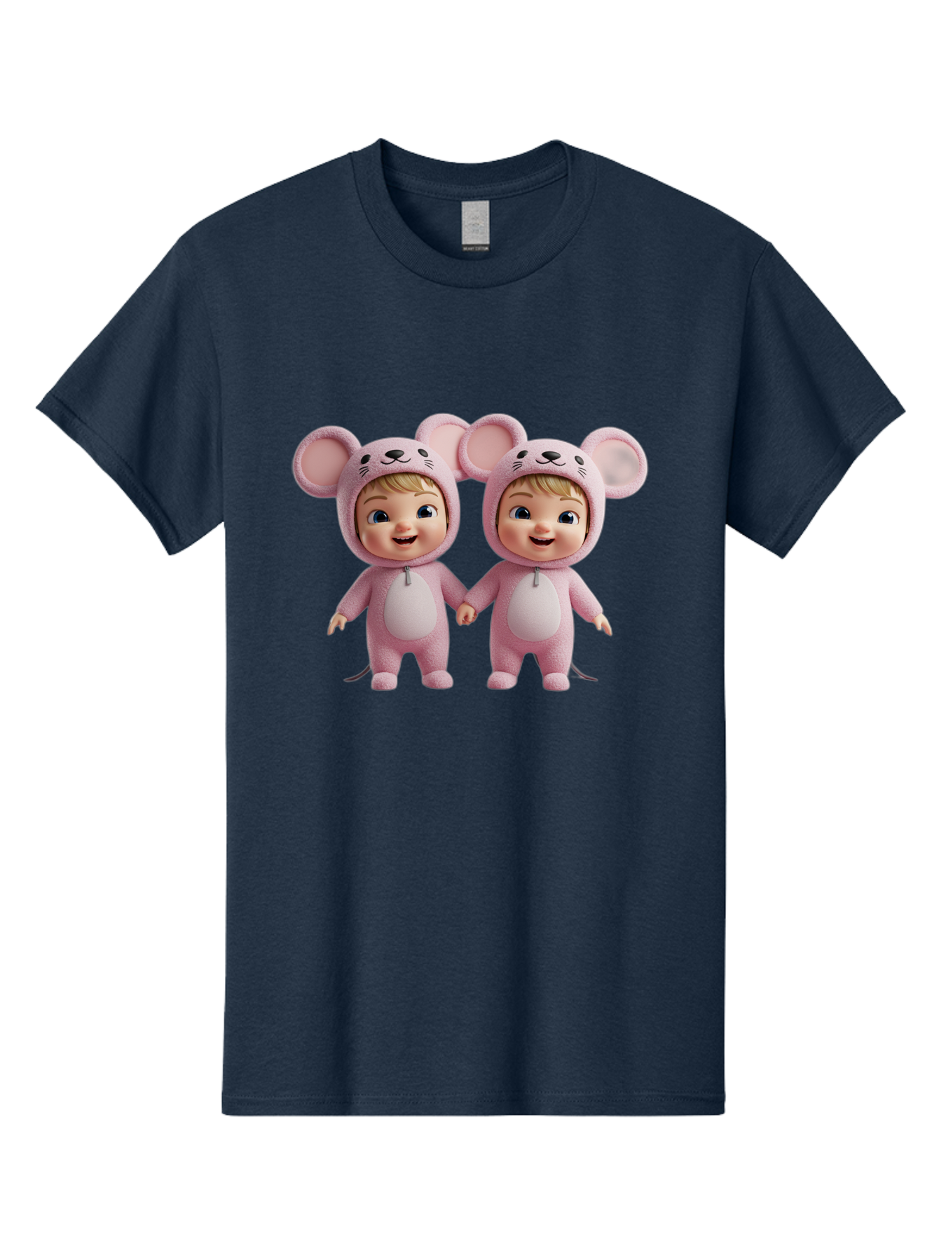 Twin-Babies-In-Pink-Mouse-Costumes Men'S Graphic Tee, 100% Cotton, Comfortable Casual Summer Wear, Machine Washable, Vintage Camera, Old Camera, Antique Camera, Black Camera, Classic Photography, Photography Equipment, Nostalgic Device, Bal521 14