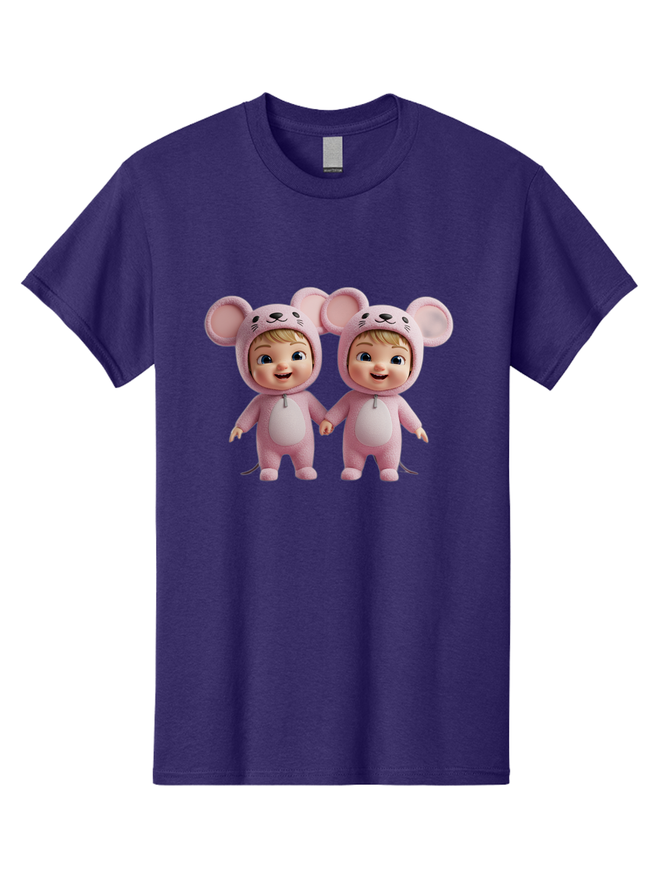 Twin-Babies-In-Pink-Mouse-Costumes Men'S Graphic Tee, 100% Cotton, Comfortable Casual Summer Wear, Machine Washable, Vintage Camera, Old Camera, Antique Camera, Black Camera, Classic Photography, Photography Equipment, Nostalgic Device, Bal521 7