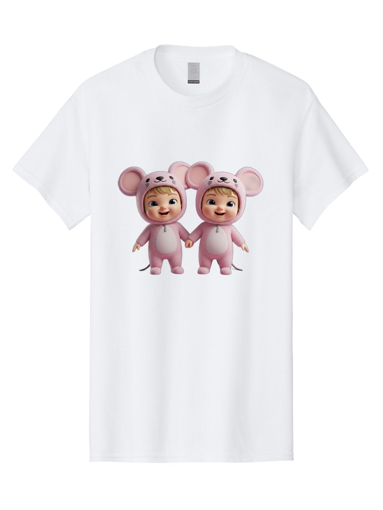 Twin-Babies-In-Pink-Mouse-Costumes Men'S Graphic Tee, 100% Cotton, Comfortable Casual Summer Wear, Machine Washable, Vintage Camera, Old Camera, Antique Camera, Black Camera, Classic Photography, Photography Equipment, Nostalgic Device, Bal521 5