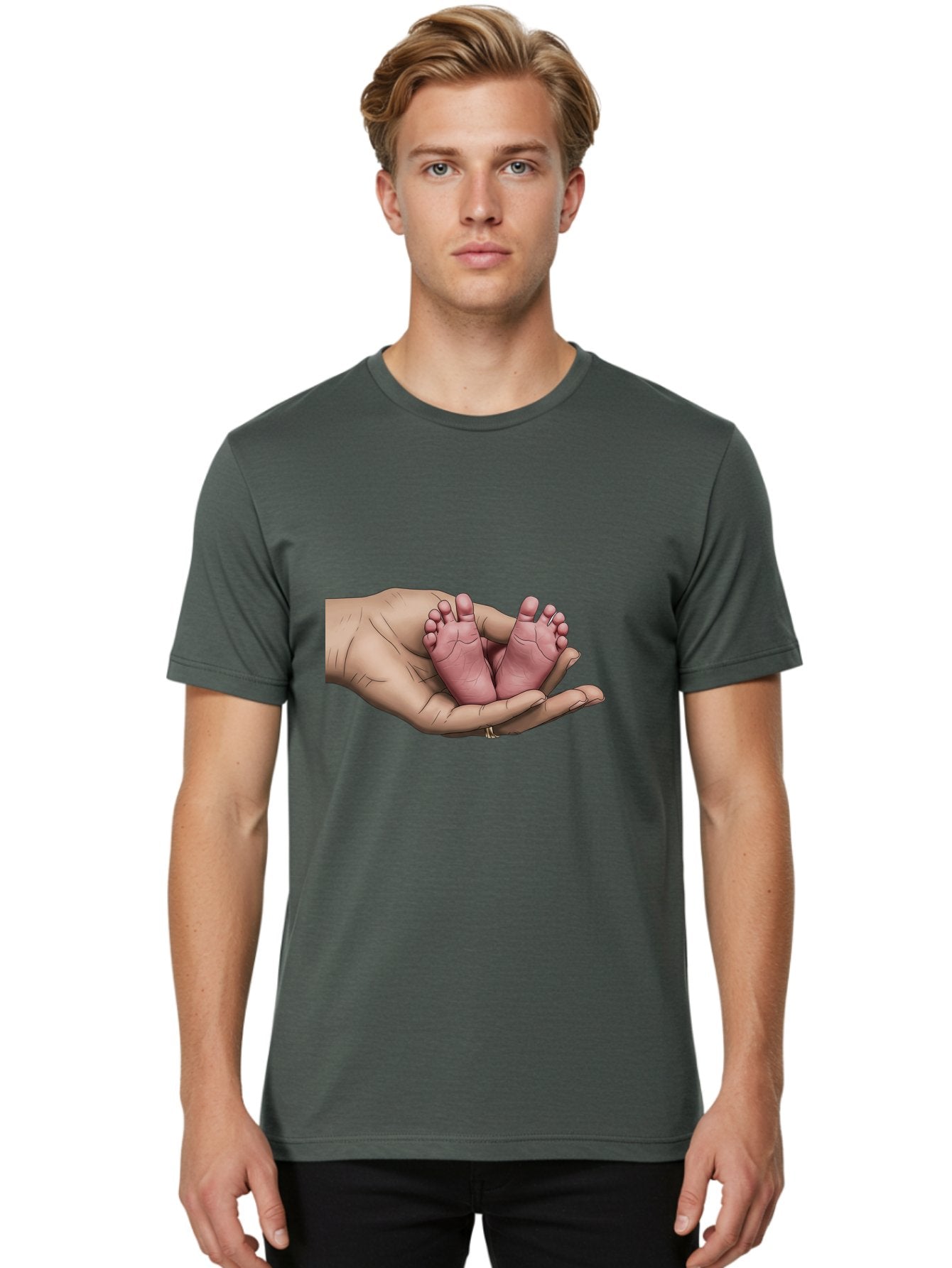 Twin-Baby-Feet-1 Men'S Graphic Tee, 100% Cotton, Comfortable Casual Summer Wear, Machine Washable, Vintage Camera, Old Camera, Antique Camera, Black Camera, Classic Photography, Photography Equipment, Nostalgic Device, Film Camera, Camera Art Bal524 21