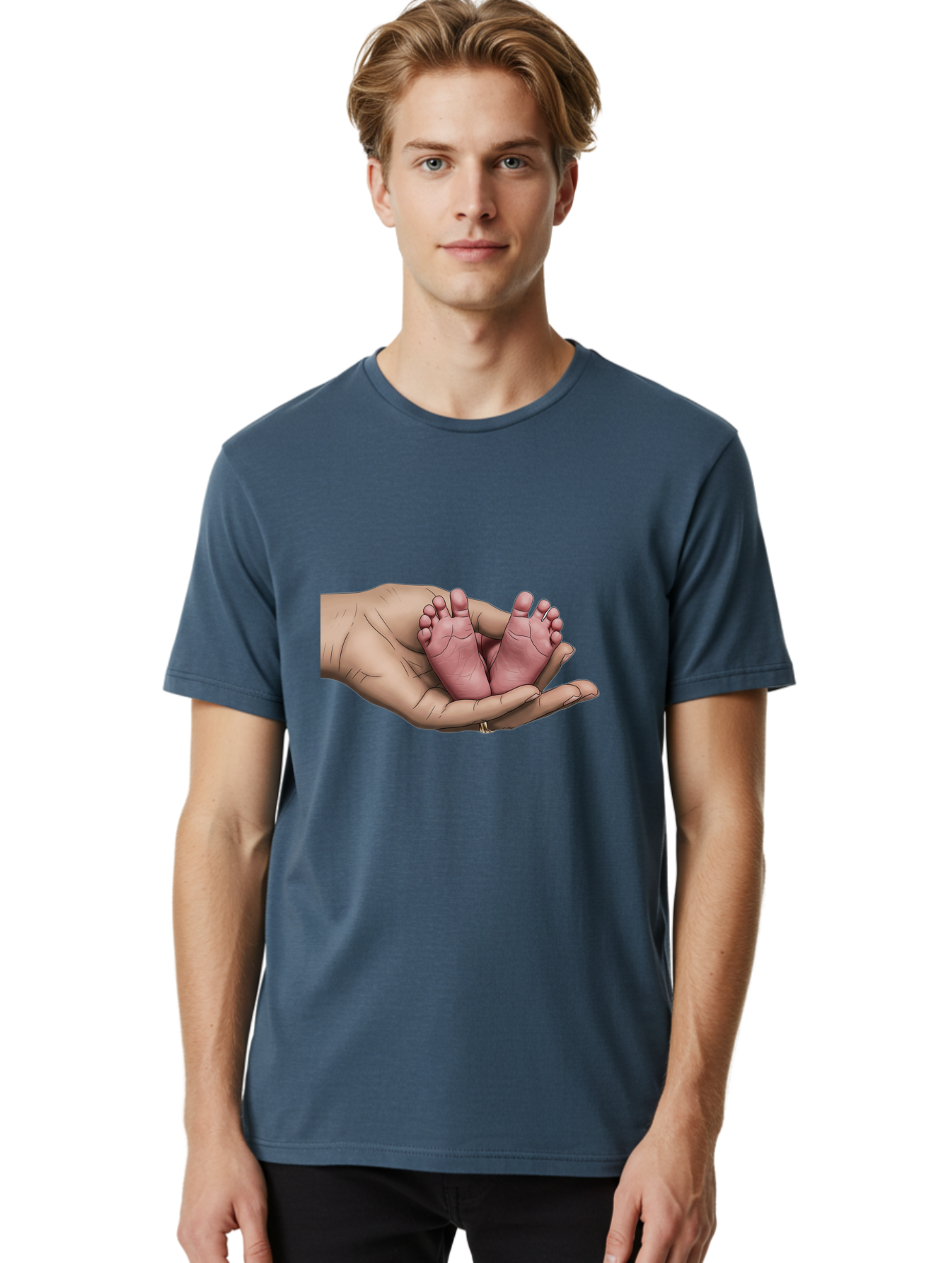 Twin-Baby-Feet-1 Men'S Graphic Tee, 100% Cotton, Comfortable Casual Summer Wear, Machine Washable, Vintage Camera, Old Camera, Antique Camera, Black Camera, Classic Photography, Photography Equipment, Nostalgic Device, Film Camera, Camera Art Bal524 28