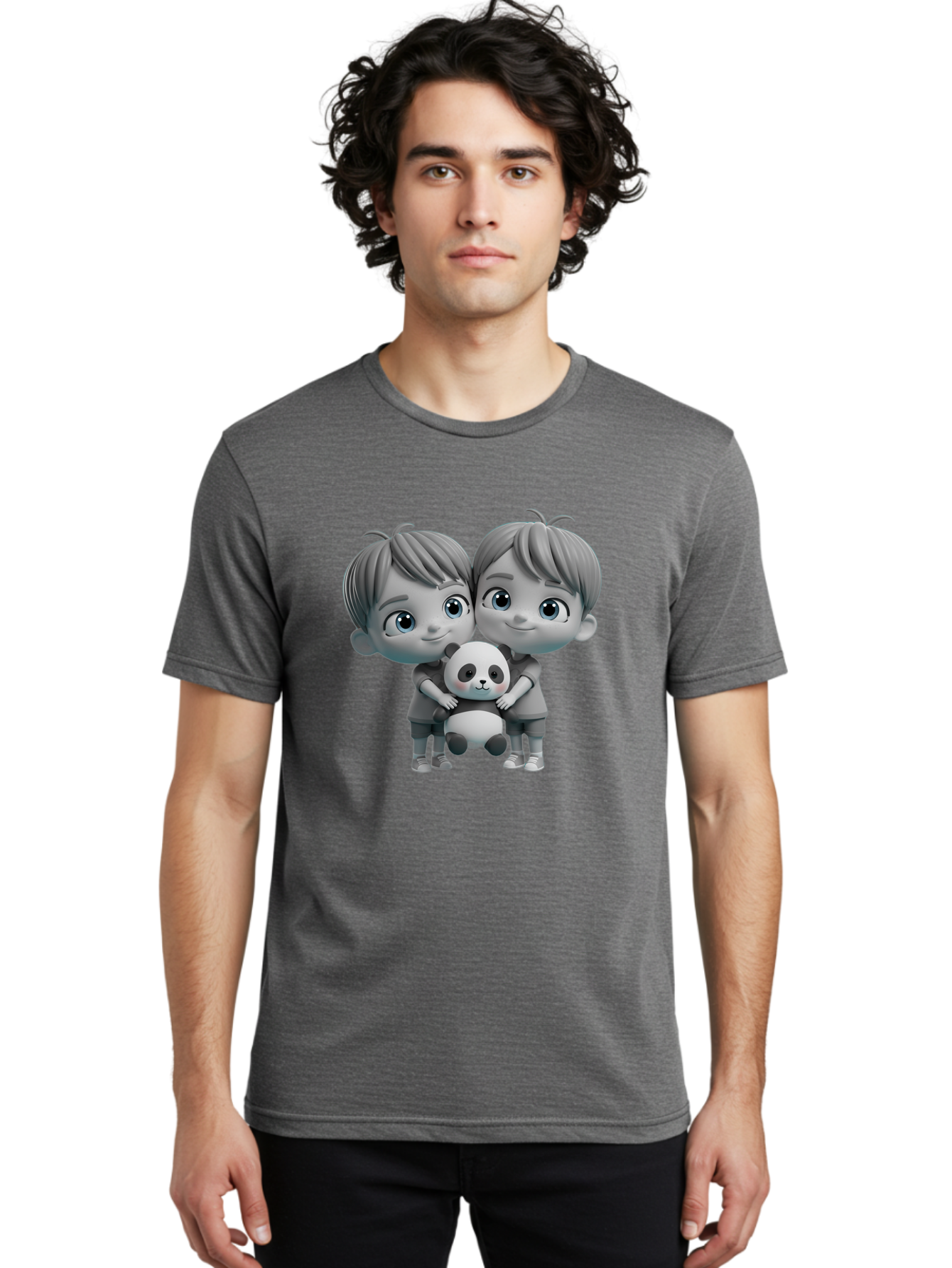 Twin-Boys-Hugging-Panda Men'S Graphic Tee, 100% Cotton, Comfortable Casual Summer Wear, Machine Washable, Vintage Camera, Old Camera, Antique Camera, Black Camera, Classic Photography, Photography Equipment, Nostalgic Device, Film Camera, Bal526 22