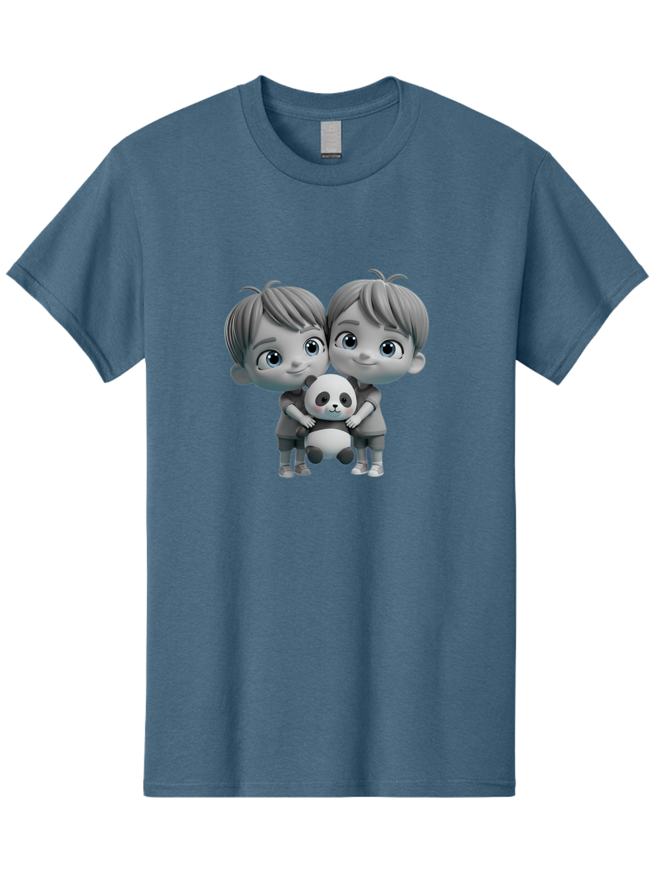 Twin-Boys-Hugging-Panda Men'S Graphic Tee, 100% Cotton, Comfortable Casual Summer Wear, Machine Washable, Vintage Camera, Old Camera, Antique Camera, Black Camera, Classic Photography, Photography Equipment, Nostalgic Device, Film Camera, Bal526 3