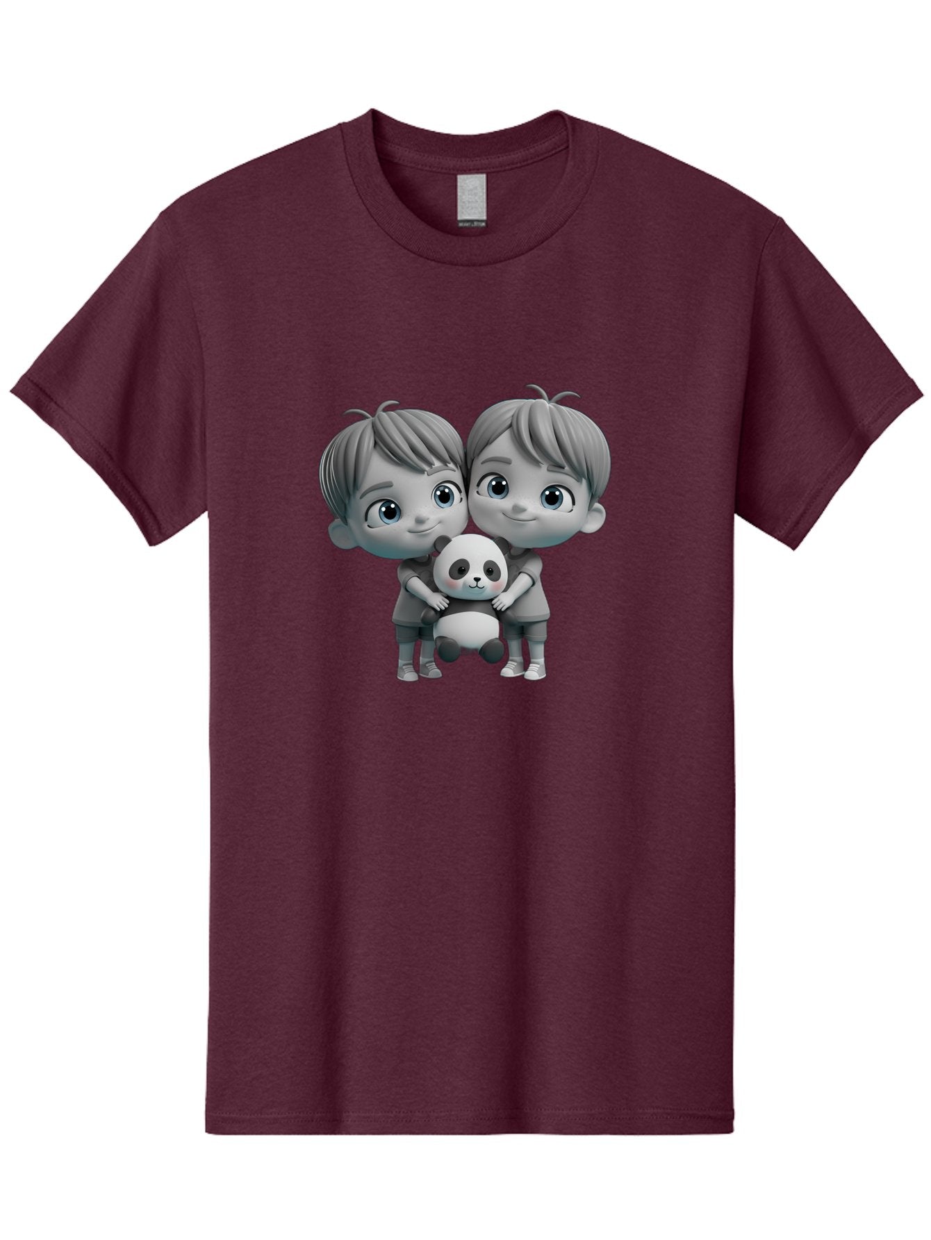 Twin-Boys-Hugging-Panda Men'S Graphic Tee, 100% Cotton, Comfortable Casual Summer Wear, Machine Washable, Vintage Camera, Old Camera, Antique Camera, Black Camera, Classic Photography, Photography Equipment, Nostalgic Device, Film Camera, Bal526 13
