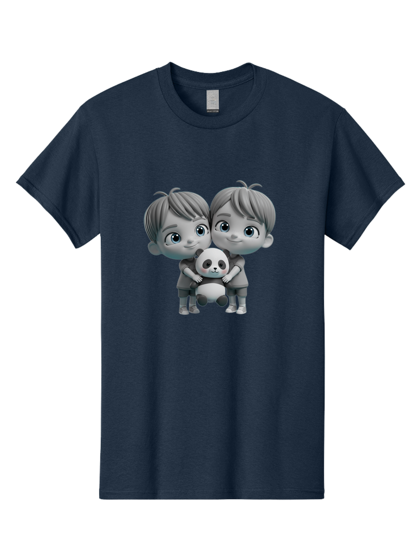Twin-Boys-Hugging-Panda Men'S Graphic Tee, 100% Cotton, Comfortable Casual Summer Wear, Machine Washable, Vintage Camera, Old Camera, Antique Camera, Black Camera, Classic Photography, Photography Equipment, Nostalgic Device, Film Camera, Bal526