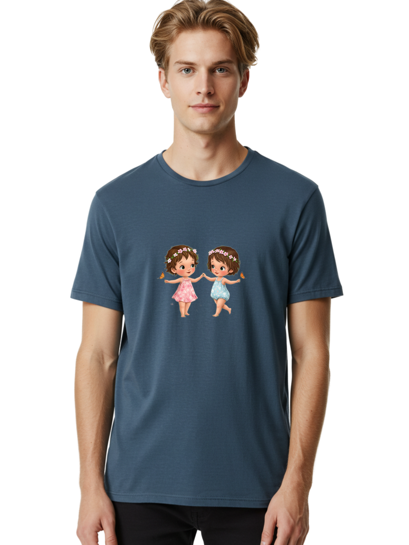 Twin-Girls-With-Butterflies Men'S Graphic Tee, 100% Cotton, Comfortable Casual Summer Wear, Machine Washable, Vintage Camera, Old Camera, Antique Camera, Black Camera, Classic Photography, Photography Equipment, Nostalgic Device, Film Camera, Bal527 30