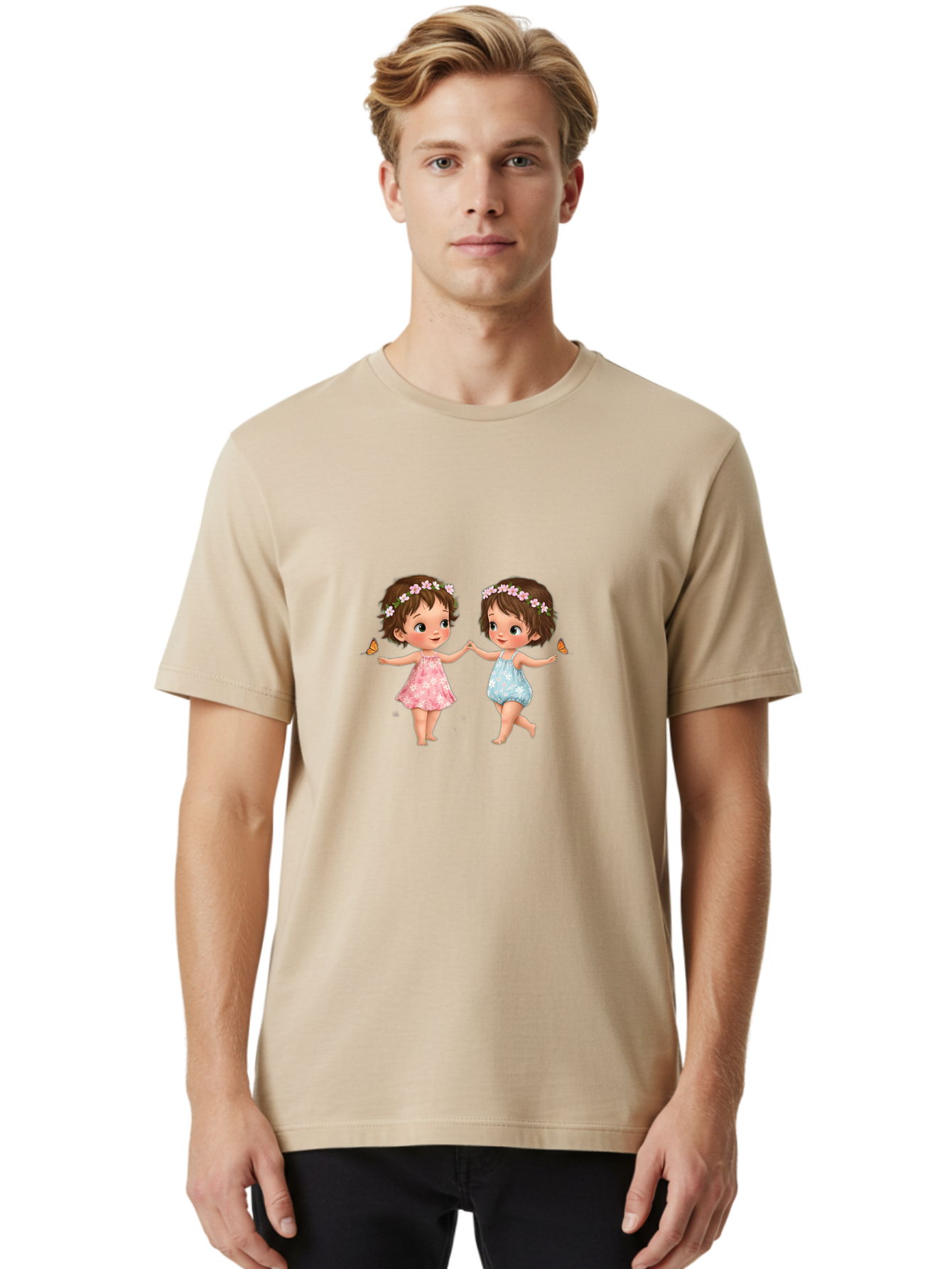 Twin-Girls-With-Butterflies Men'S Graphic Tee, 100% Cotton, Comfortable Casual Summer Wear, Machine Washable, Vintage Camera, Old Camera, Antique Camera, Black Camera, Classic Photography, Photography Equipment, Nostalgic Device, Film Camera, Bal527 17