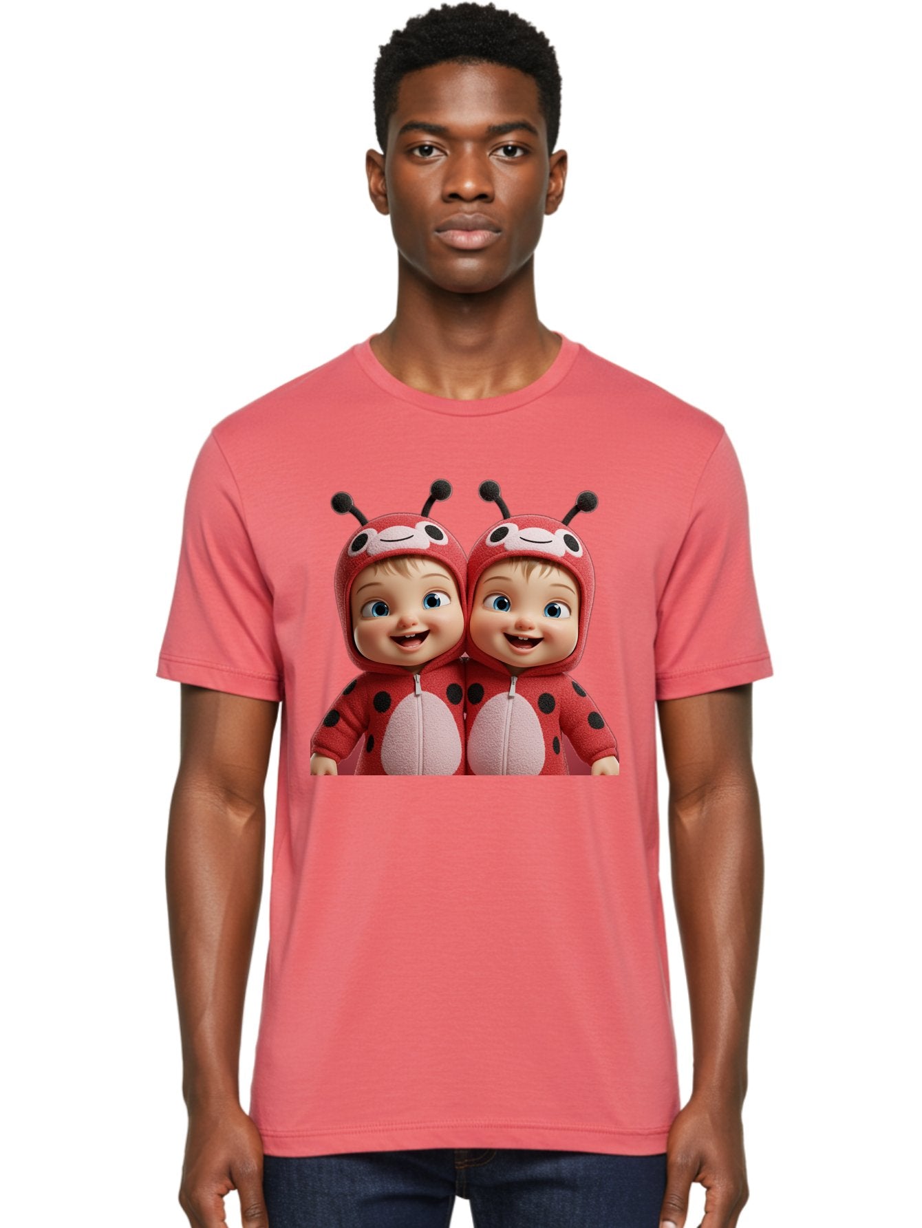 Twin-Ladybug-Babies Men'S Graphic Tee, 100% Cotton, Comfortable Casual Summer Wear, Machine Washable, Vintage Camera, Old Camera, Antique Camera, Black Camera, Classic Photography, Photography Equipment, Nostalgic Device, Film Camera, Bal528 16