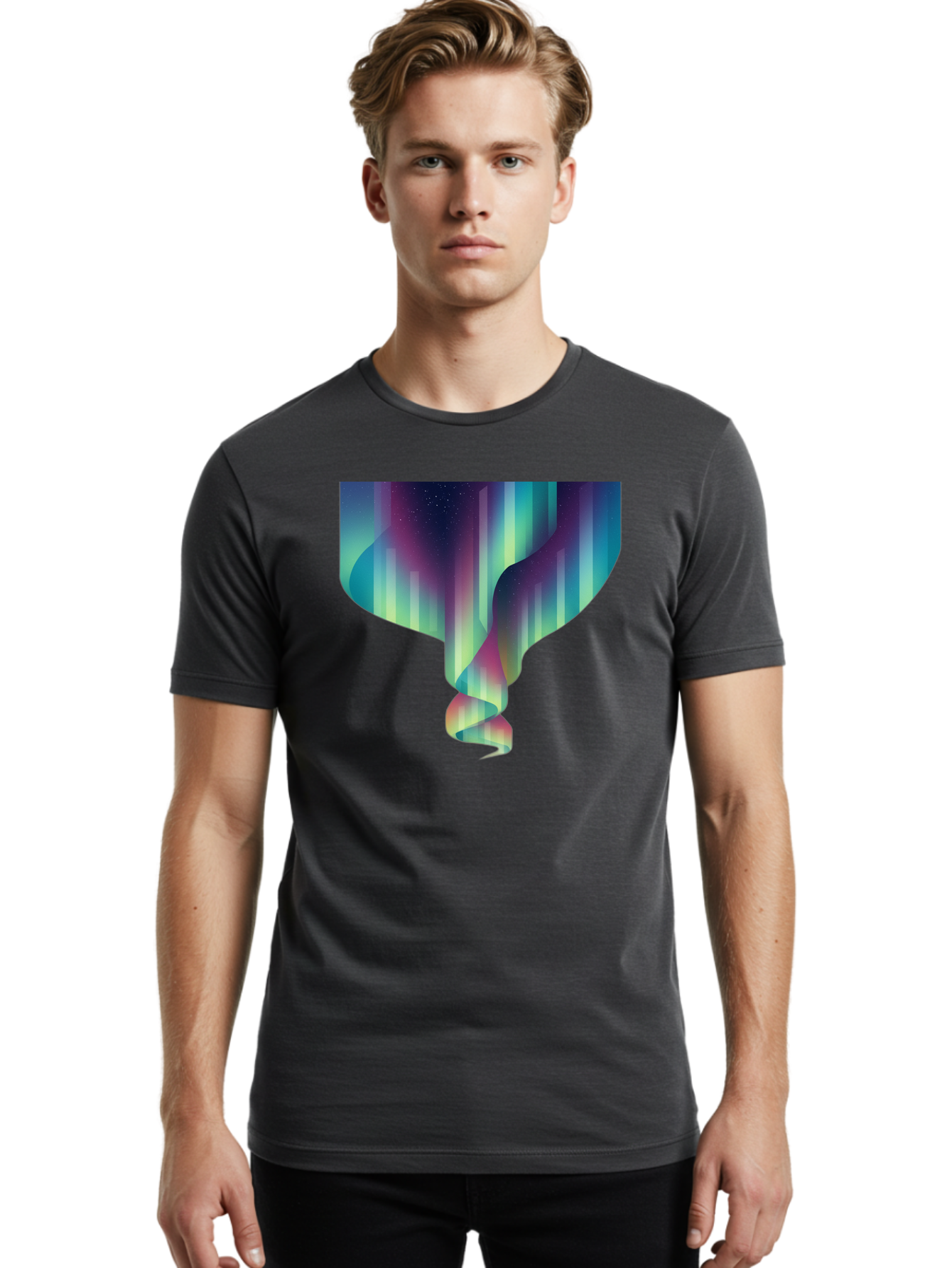 Twisted-Galactic-Ribbon Men'S Graphic Tee, 100% Cotton, Comfortable Casual Summer Wear, Machine Washable, Vintage Camera, Old Camera, Antique Camera, Black Camera, Classic Photography, Photography Equipment, Nostalgic Device, Film Camera, Bal530 21