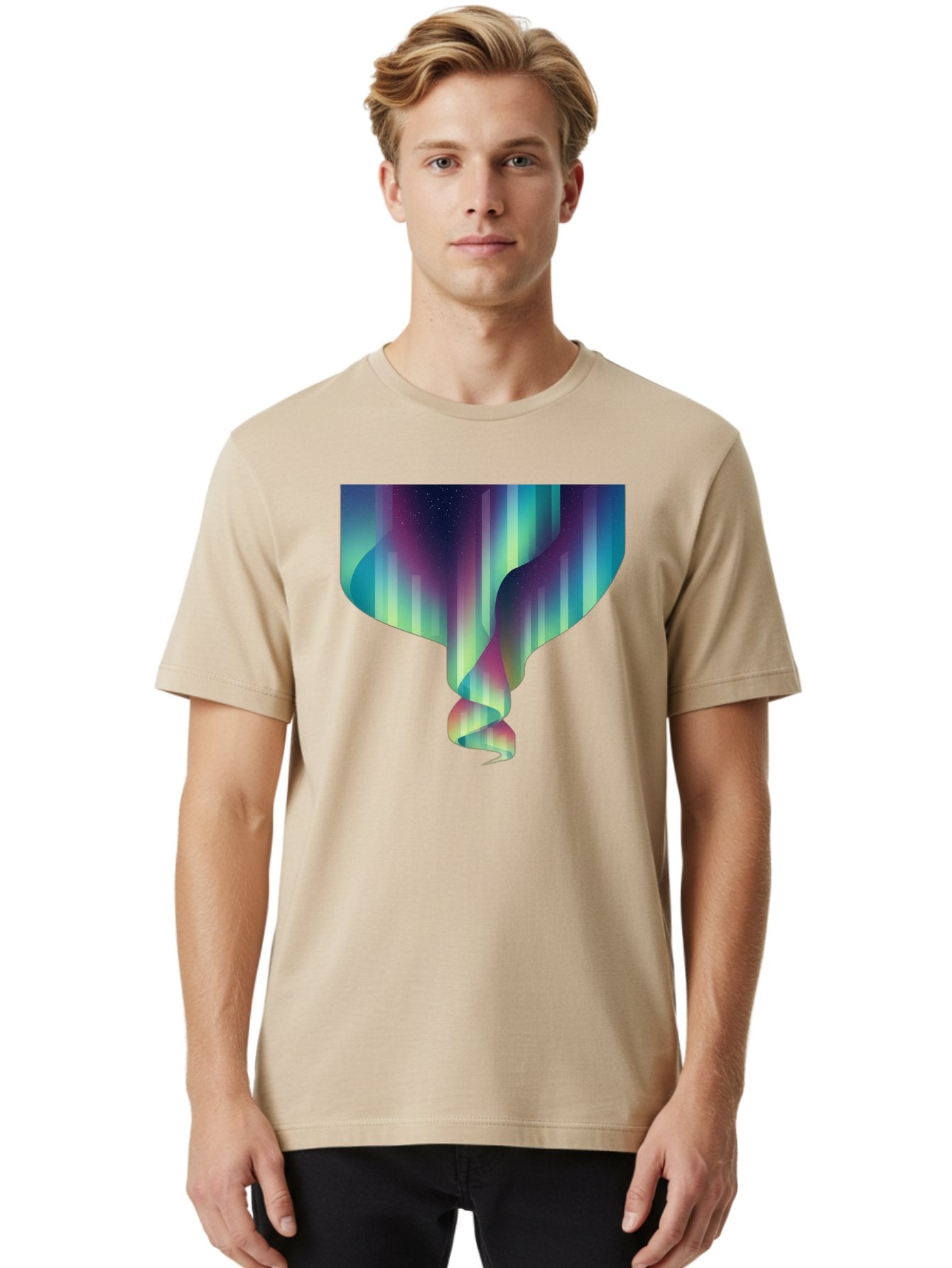 Twisted-Galactic-Ribbon Men'S Graphic Tee, 100% Cotton, Comfortable Casual Summer Wear, Machine Washable, Vintage Camera, Old Camera, Antique Camera, Black Camera, Classic Photography, Photography Equipment, Nostalgic Device, Film Camera, Bal530 16