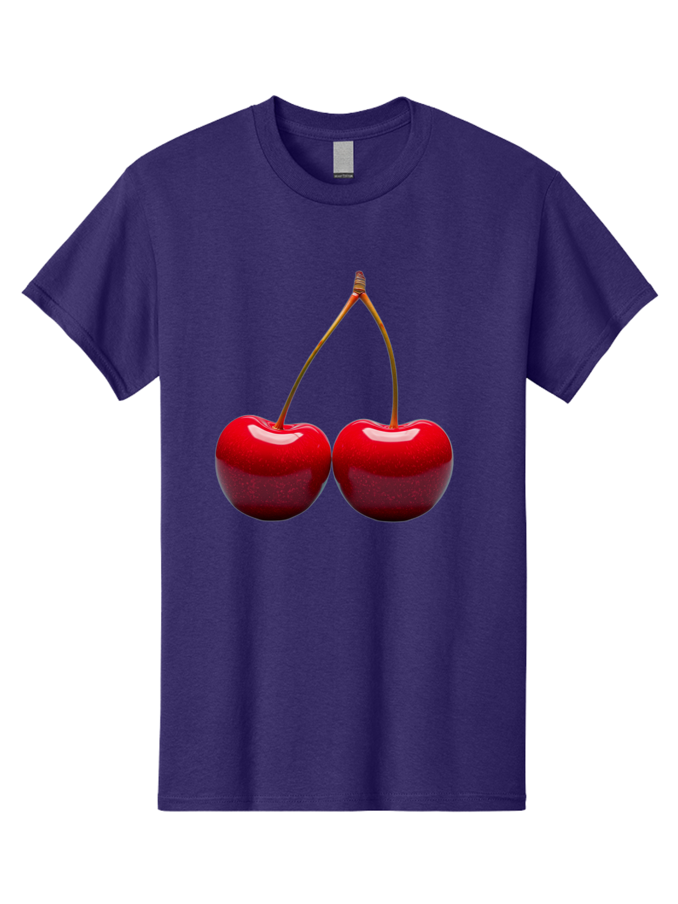 Two-Cherries-1 Men'S Graphic Tee, 100% Cotton, Comfortable Casual Summer Wear, Machine Washable, Vintage Camera, Old Camera, Antique Camera, Black Camera, Classic Photography, Photography Equipment, Nostalgic Device, Film Camera, Camera Art Bal532 11