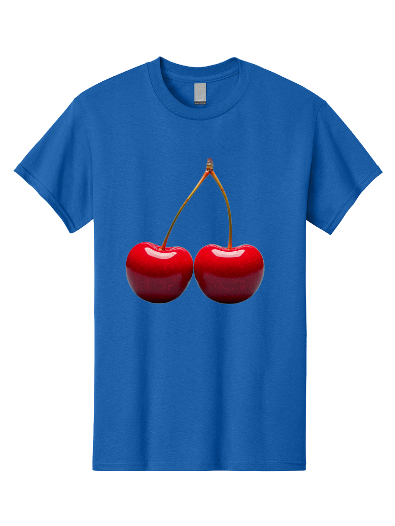 Two-Cherries-1 Men'S Graphic Tee, 100% Cotton, Comfortable Casual Summer Wear, Machine Washable, Vintage Camera, Old Camera, Antique Camera, Black Camera, Classic Photography, Photography Equipment, Nostalgic Device, Film Camera, Camera Art Bal532 13