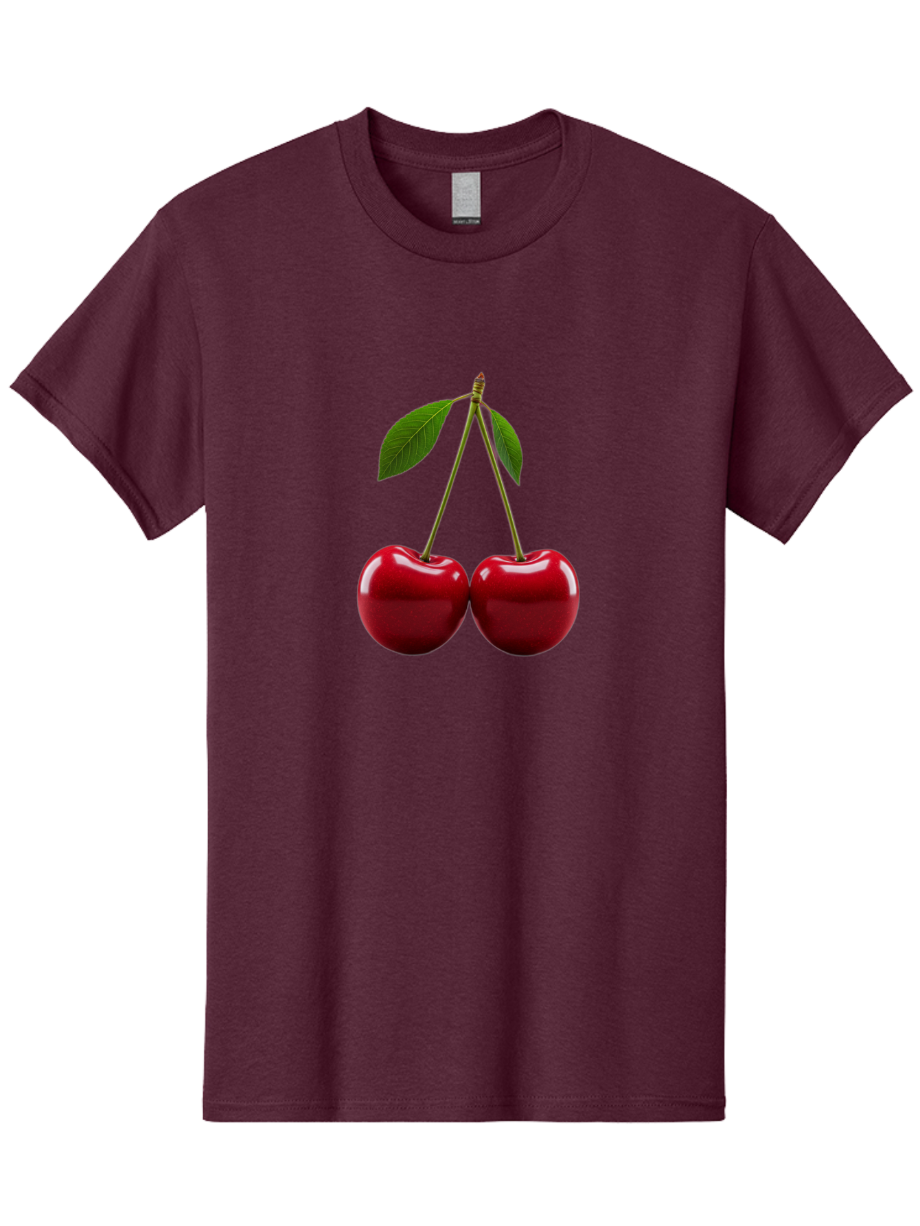 Two-Cherries-2 Men'S Graphic Tee, 100% Cotton, Comfortable Casual Summer Wear, Machine Washable, Vintage Camera, Old Camera, Antique Camera, Black Camera, Classic Photography, Photography Equipment, Nostalgic Device, Film Camera, Camera Art Bal533 9