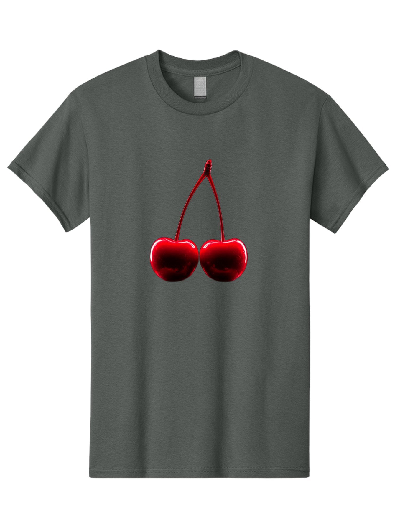 Two-Cherries-3 Men'S Graphic Tee, 100% Cotton, Comfortable Casual Summer Wear, Machine Washable, Vintage Camera, Old Camera, Antique Camera, Black Camera, Classic Photography, Photography Equipment, Nostalgic Device, Film Camera, Camera Art Bal534 14