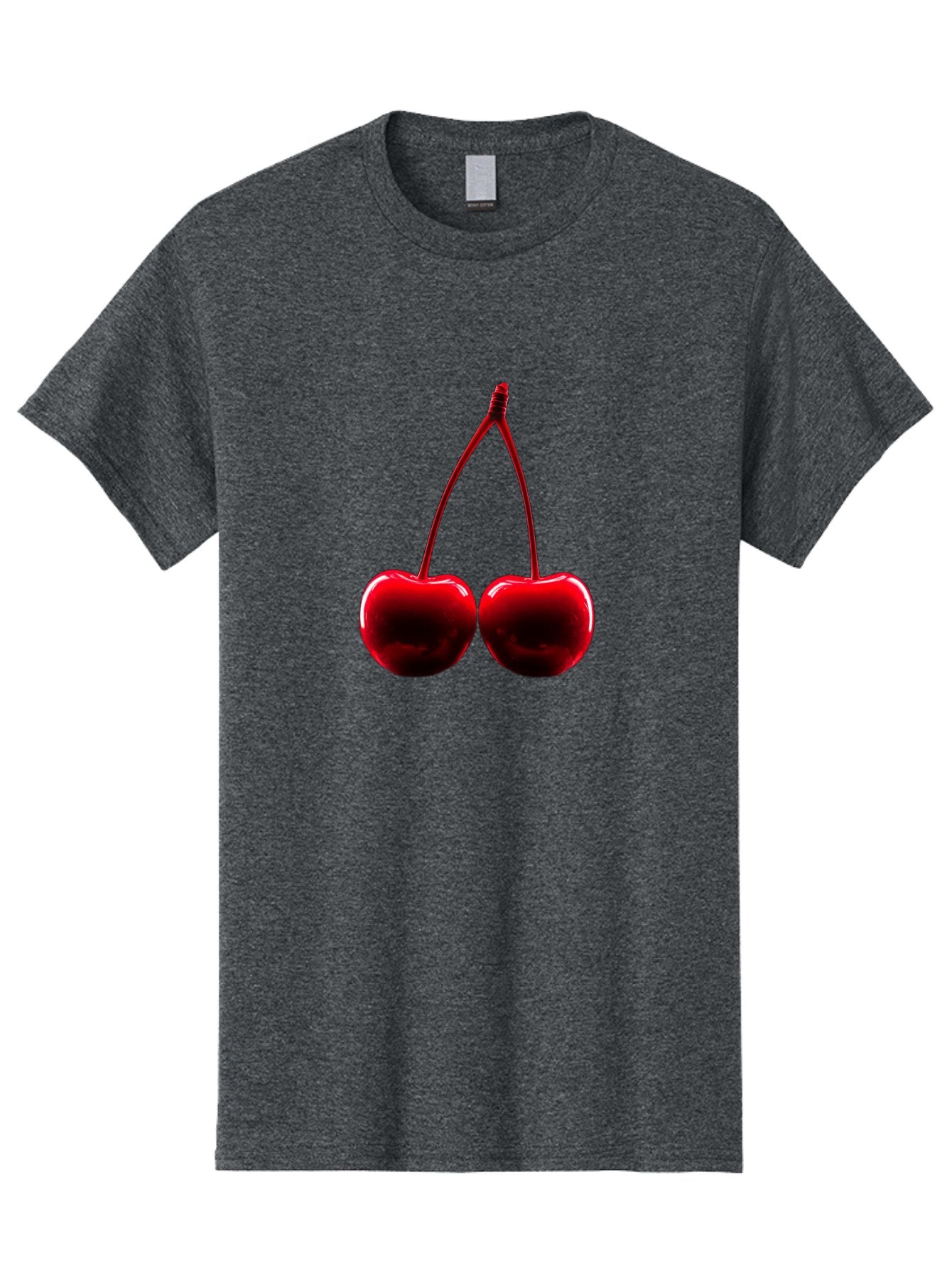 Two-Cherries-3 Men'S Graphic Tee, 100% Cotton, Comfortable Casual Summer Wear, Machine Washable, Vintage Camera, Old Camera, Antique Camera, Black Camera, Classic Photography, Photography Equipment, Nostalgic Device, Film Camera, Camera Art Bal534 15