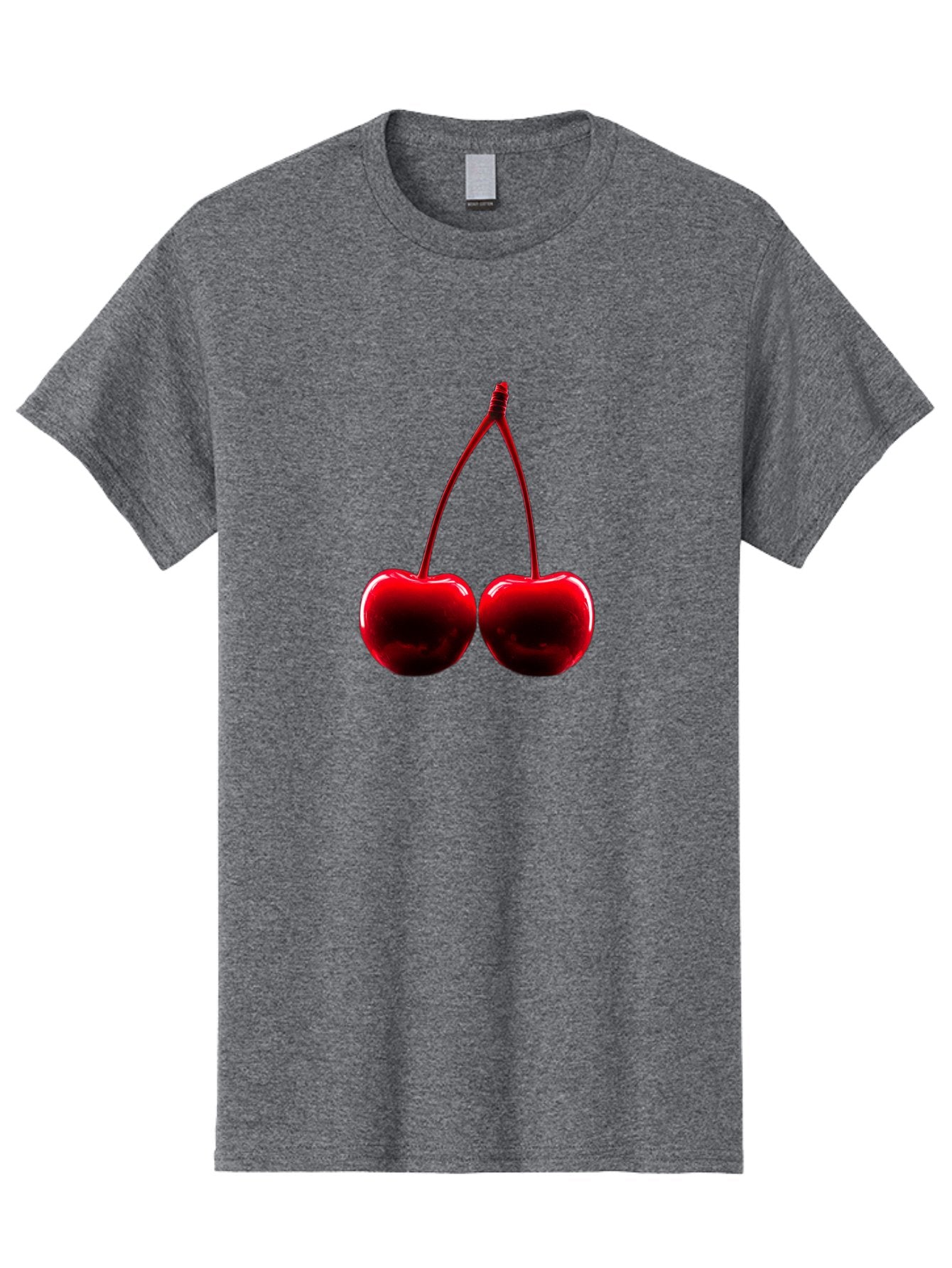 Two-Cherries-3 Men'S Graphic Tee, 100% Cotton, Comfortable Casual Summer Wear, Machine Washable, Vintage Camera, Old Camera, Antique Camera, Black Camera, Classic Photography, Photography Equipment, Nostalgic Device, Film Camera, Camera Art Bal534 12