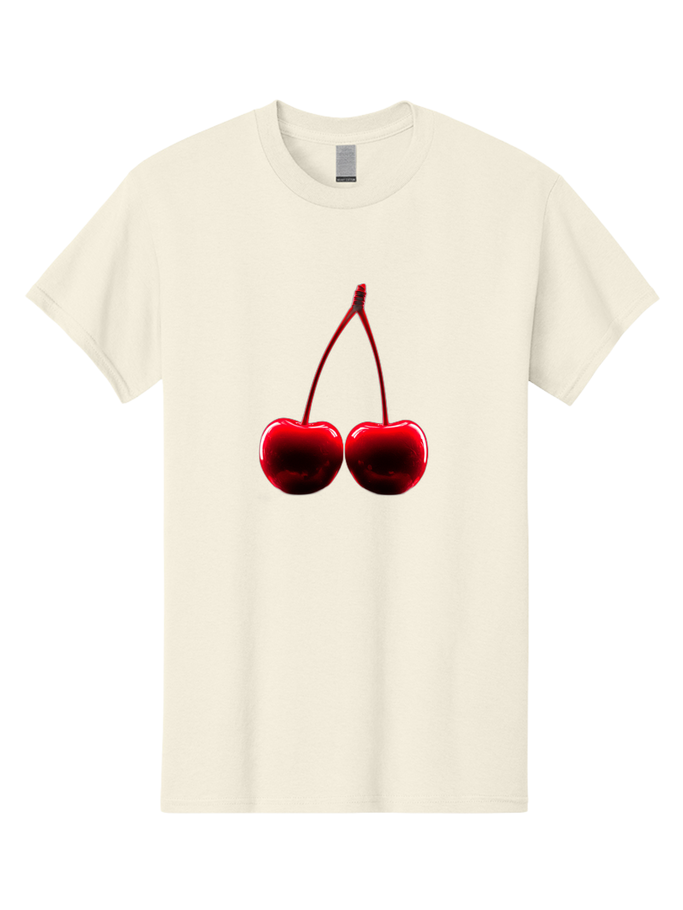Two-Cherries-3 Men'S Graphic Tee, 100% Cotton, Comfortable Casual Summer Wear, Machine Washable, Vintage Camera, Old Camera, Antique Camera, Black Camera, Classic Photography, Photography Equipment, Nostalgic Device, Film Camera, Camera Art Bal534 6