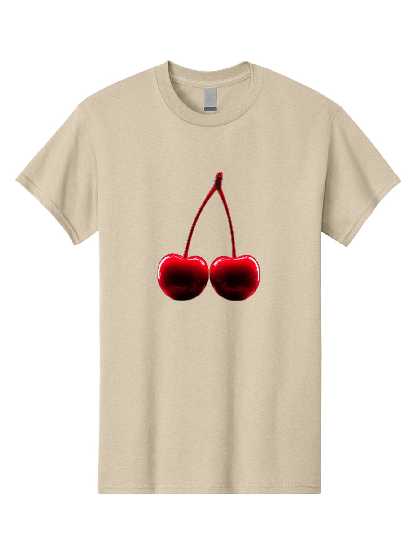 Two-Cherries-3 Men'S Graphic Tee, 100% Cotton, Comfortable Casual Summer Wear, Machine Washable, Vintage Camera, Old Camera, Antique Camera, Black Camera, Classic Photography, Photography Equipment, Nostalgic Device, Film Camera, Camera Art Bal534 4