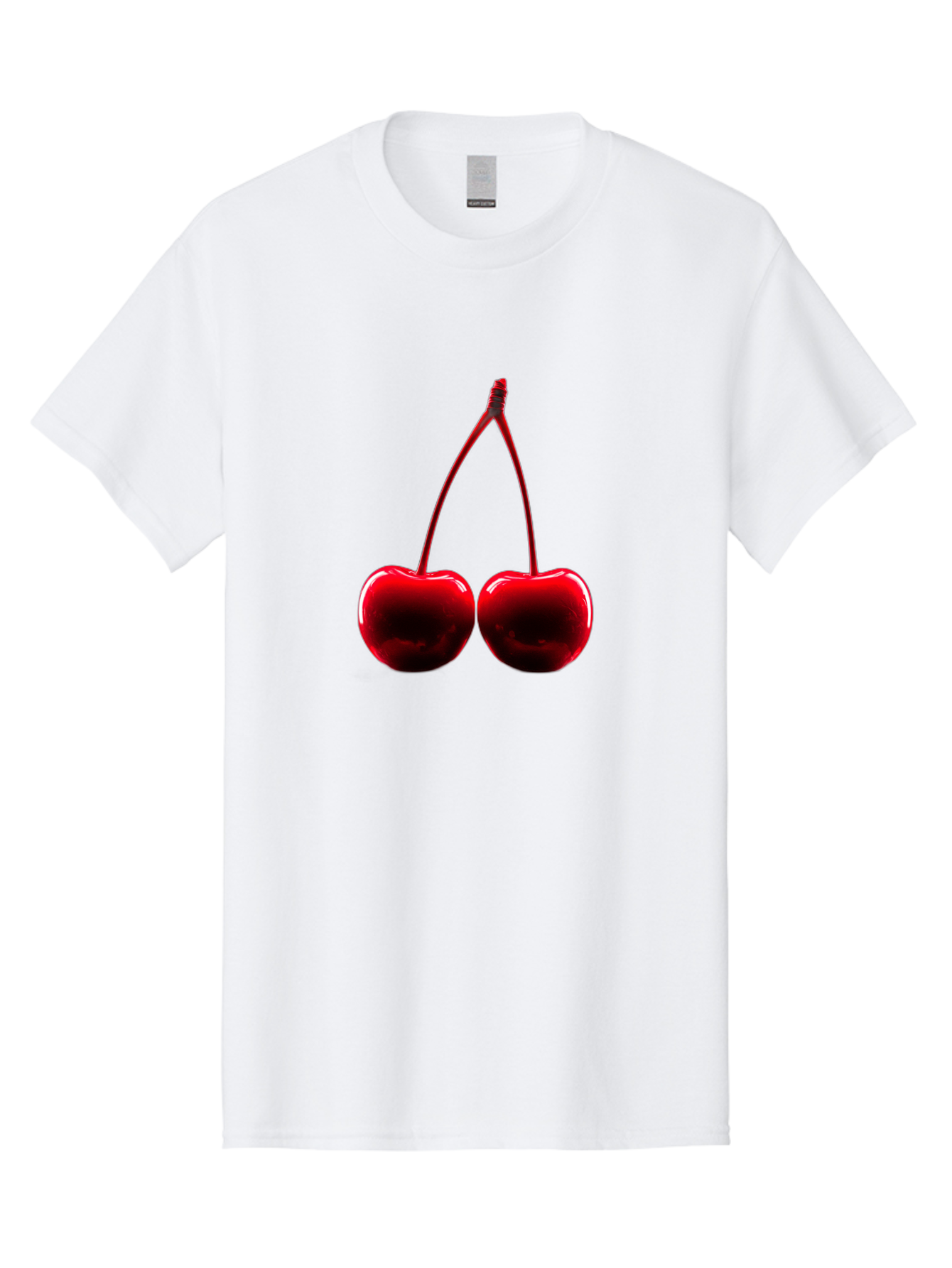Two-Cherries-3 Men'S Graphic Tee, 100% Cotton, Comfortable Casual Summer Wear, Machine Washable, Vintage Camera, Old Camera, Antique Camera, Black Camera, Classic Photography, Photography Equipment, Nostalgic Device, Film Camera, Camera Art Bal534 11