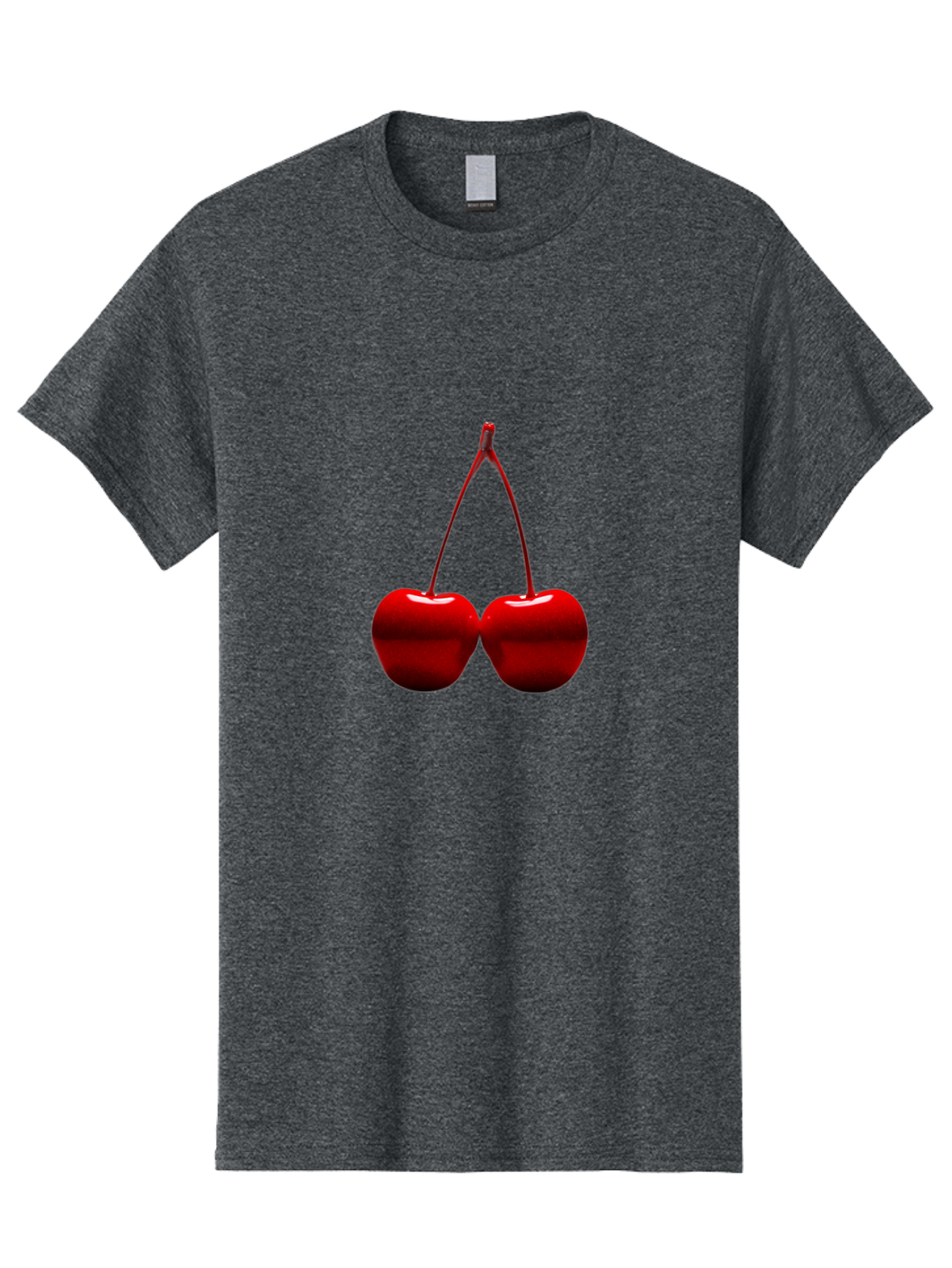 Two-Cherries-4 Men'S Graphic Tee, 100% Cotton, Comfortable Casual Summer Wear, Machine Washable, Vintage Camera, Old Camera, Antique Camera, Black Camera, Classic Photography, Photography Equipment, Nostalgic Device, Film Camera, Camera Art Bal535 6