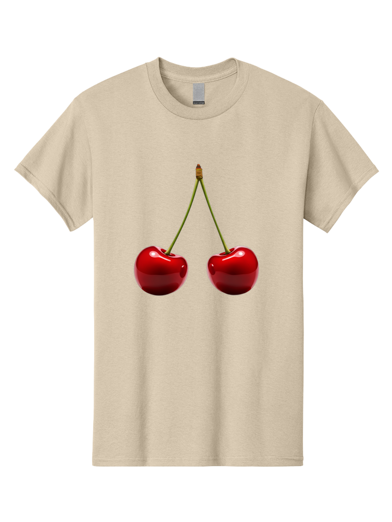 Two-Cherries-5 Men'S Graphic Tee, 100% Cotton, Comfortable Casual Summer Wear, Machine Washable, Vintage Camera, Old Camera, Antique Camera, Black Camera, Classic Photography, Photography Equipment, Nostalgic Device, Film Camera, Camera Art Bal536 9