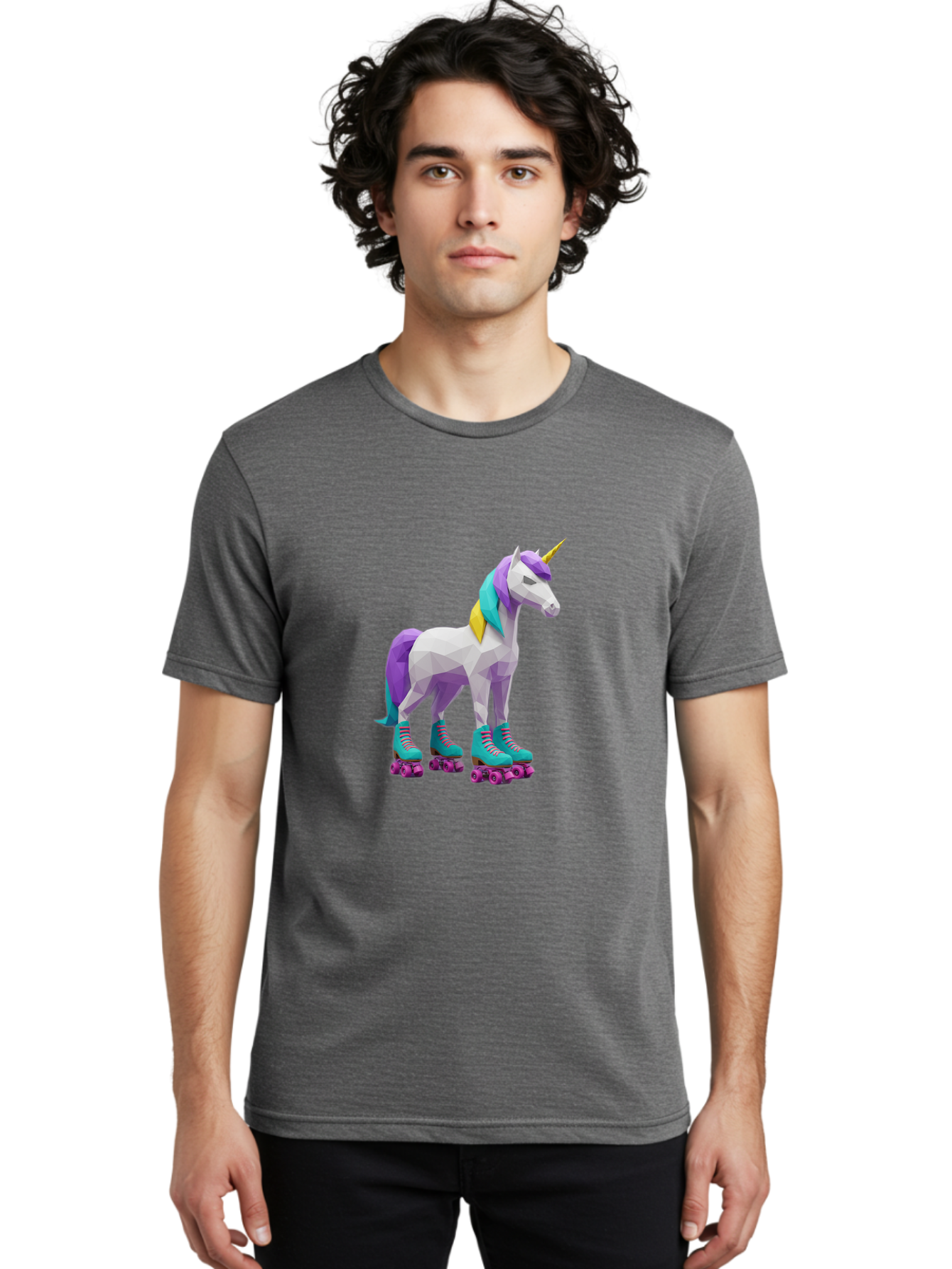 Unicorn-On-Rollerskates-2 Men'S Graphic Tee, 100% Cotton, Comfortable Casual Summer Wear, Machine Washable, Vintage Camera, Old Camera, Antique Camera, Black Camera, Classic Photography, Photography Equipment, Nostalgic Device, Film Camera, Bal547 16