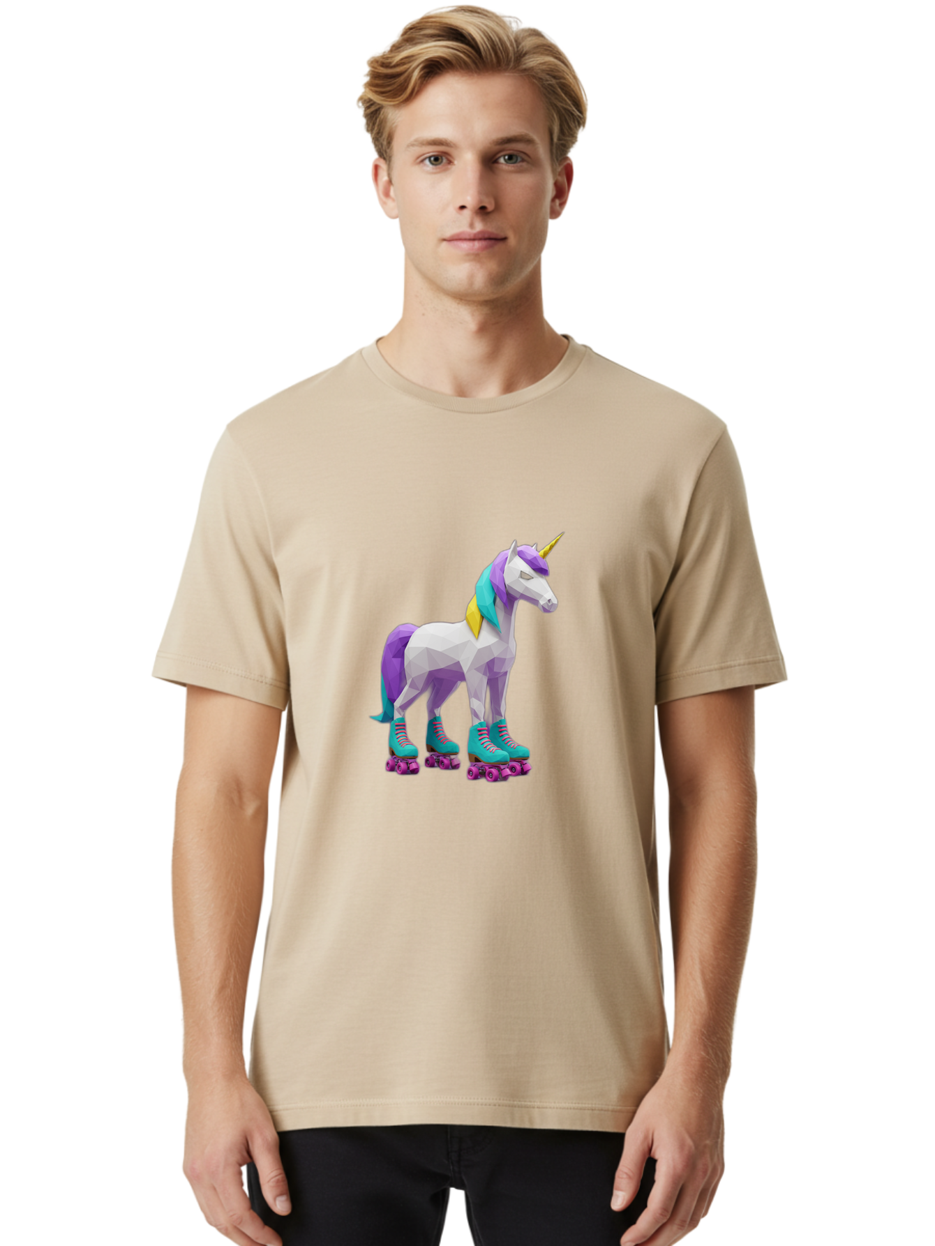 Unicorn-On-Rollerskates-2 Men'S Graphic Tee, 100% Cotton, Comfortable Casual Summer Wear, Machine Washable, Vintage Camera, Old Camera, Antique Camera, Black Camera, Classic Photography, Photography Equipment, Nostalgic Device, Film Camera, Bal547 21