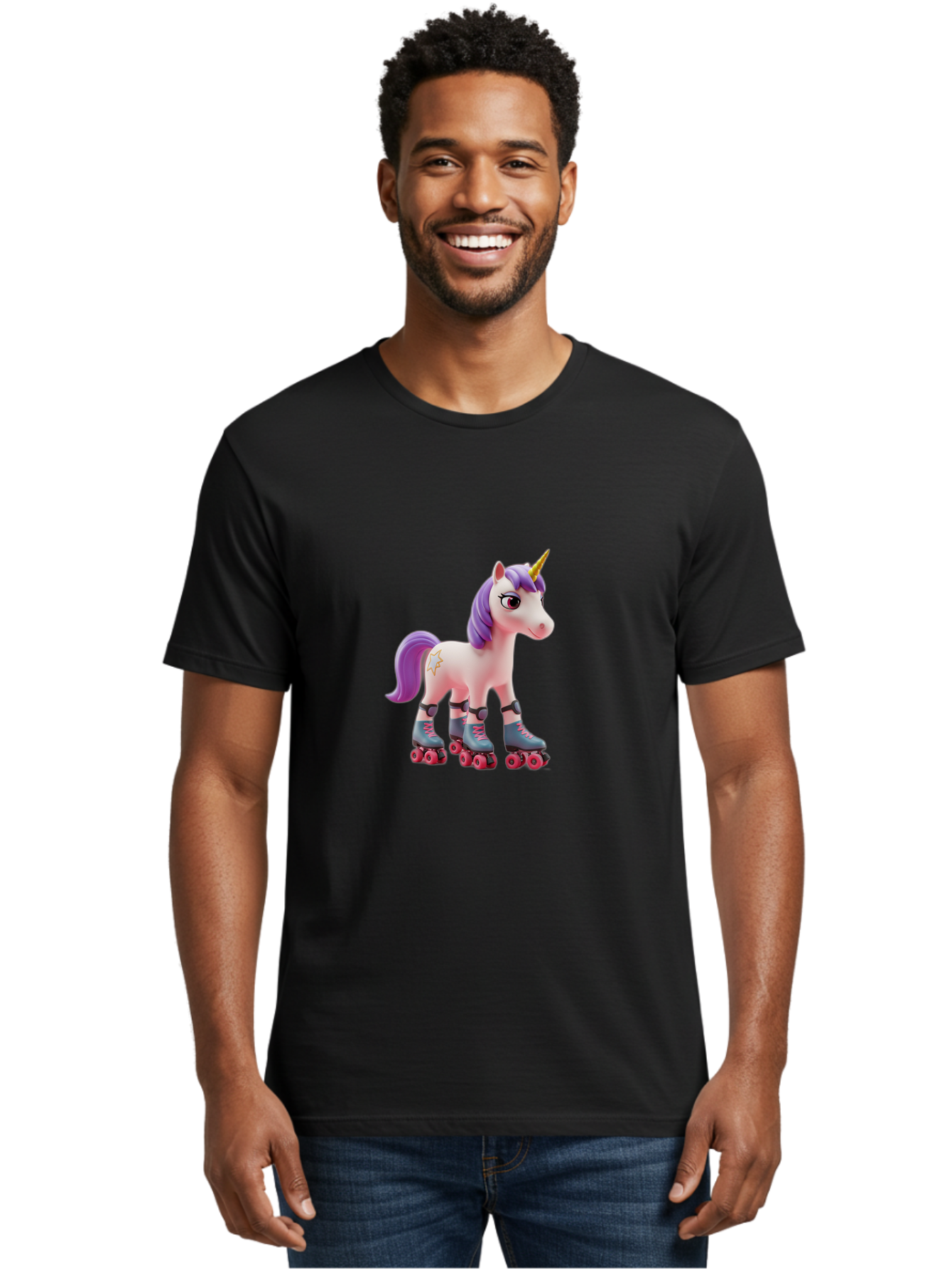 Unicorn-On-Rollerskates-3 Men'S Graphic Tee, 100% Cotton, Comfortable Casual Summer Wear, Machine Washable, Vintage Camera, Old Camera, Antique Camera, Black Camera, Classic Photography, Photography Equipment, Nostalgic Device, Film Camera, Bal548 25