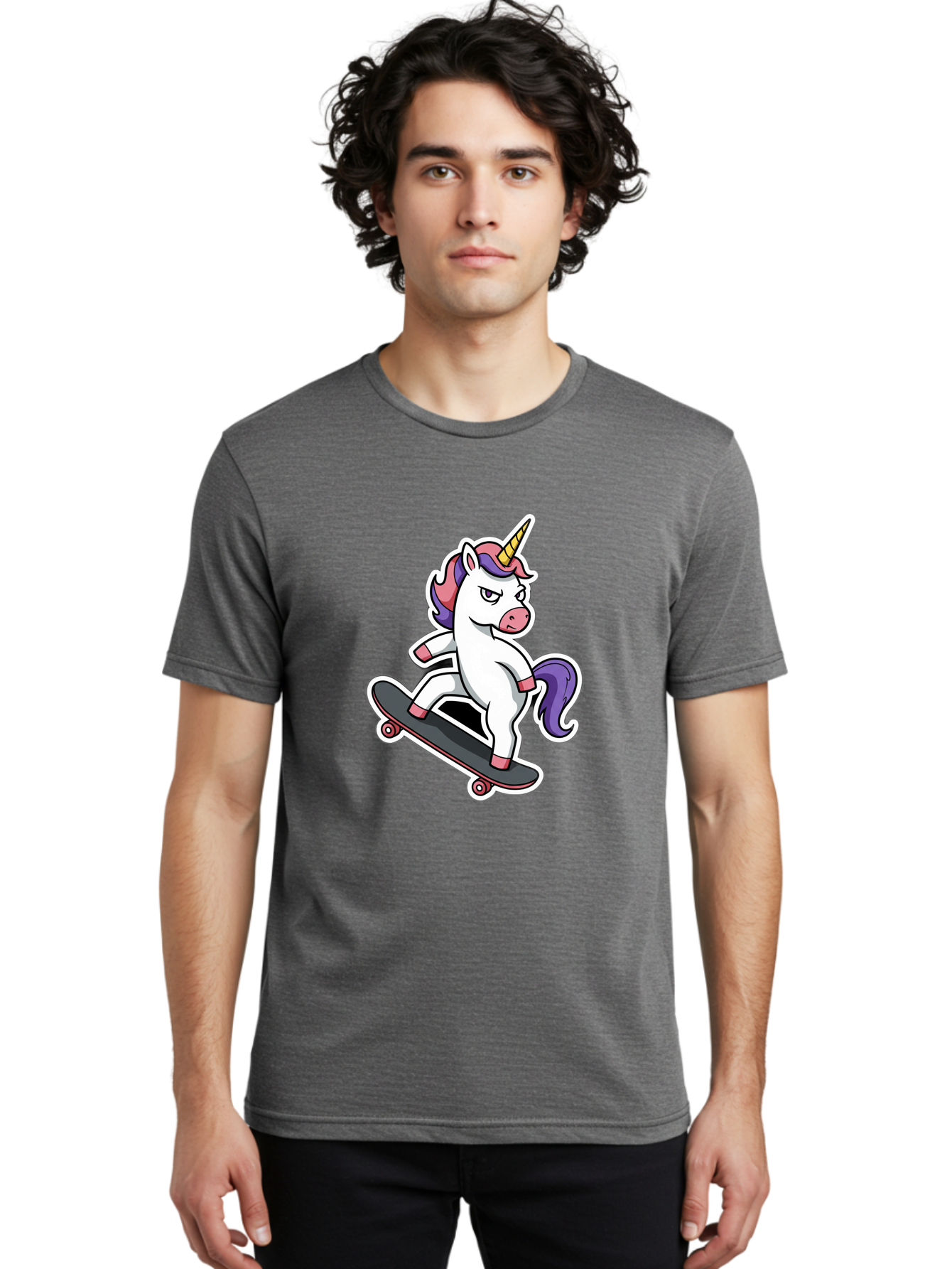 Unicorn-Skateboarder Men'S Graphic Tee, 100% Cotton, Comfortable Casual Summer Wear, Machine Washable, Vintage Camera, Old Camera, Antique Camera, Black Camera, Classic Photography, Photography Equipment, Nostalgic Device, Film Camera, Bal550 29