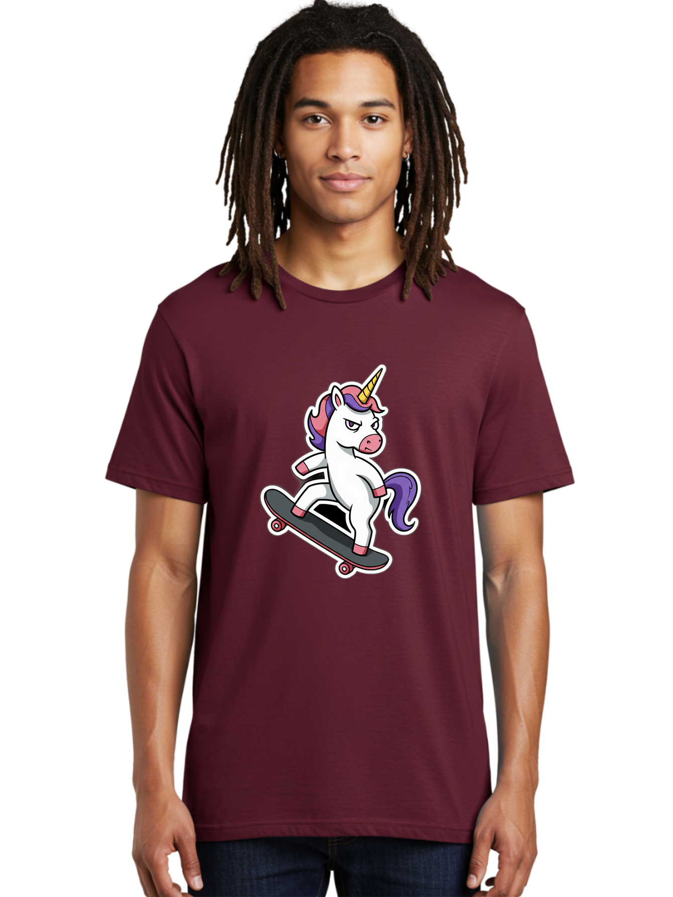 Unicorn-Skateboarder Men'S Graphic Tee, 100% Cotton, Comfortable Casual Summer Wear, Machine Washable, Vintage Camera, Old Camera, Antique Camera, Black Camera, Classic Photography, Photography Equipment, Nostalgic Device, Film Camera, Bal550 30