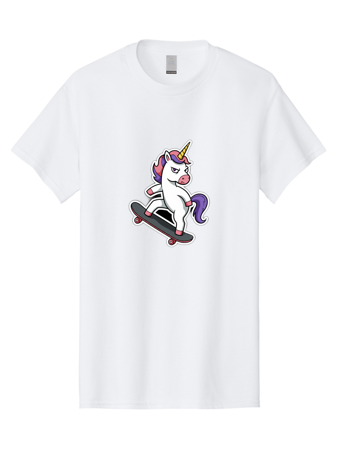 Unicorn-Skateboarder Men'S Graphic Tee, 100% Cotton, Comfortable Casual Summer Wear, Machine Washable, Vintage Camera, Old Camera, Antique Camera, Black Camera, Classic Photography, Photography Equipment, Nostalgic Device, Film Camera, Bal550