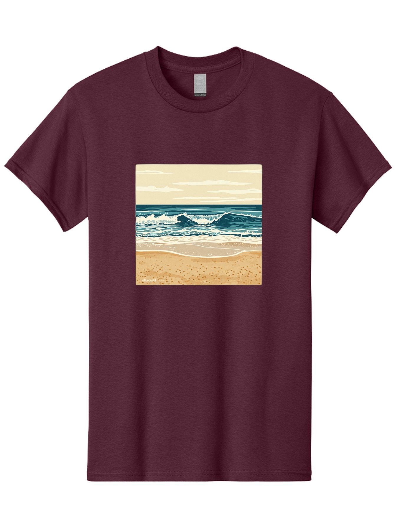 Unplugged-Beach-Scene Men'S Graphic Tee, 100% Cotton, Comfortable Casual Summer Wear, Machine Washable, Vintage Camera, Old Camera, Antique Camera, Black Camera, Classic Photography, Photography Equipment, Nostalgic Device, Film Camera, Bal551 14